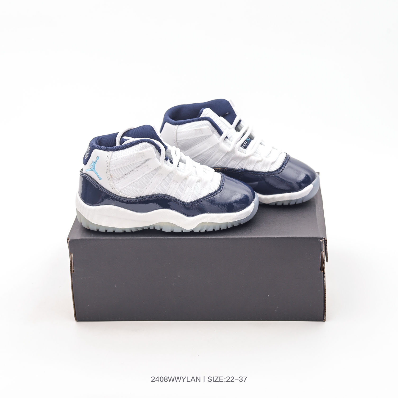 图片[9]-集🈴 乔丹Air Jordan 11 Retro AJ11 乔11运动复古文化休闲童鞋高帮运动篮球鞋 378039 100 尺码：22 23 24 25 26 27 28 29 30 31 32 33 34 35 36 37-选品中心