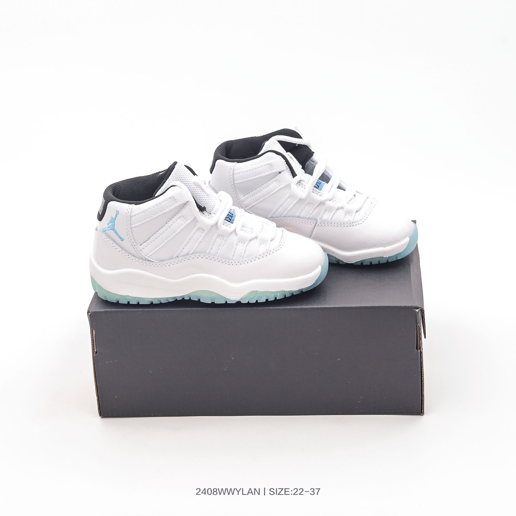 图片[8]-集🈴 乔丹Air Jordan 11 Retro AJ11 乔11运动复古文化休闲童鞋高帮运动篮球鞋 378039 100 尺码：22 23 24 25 26 27 28 29 30 31 32 33 34 35 36 37-选品中心