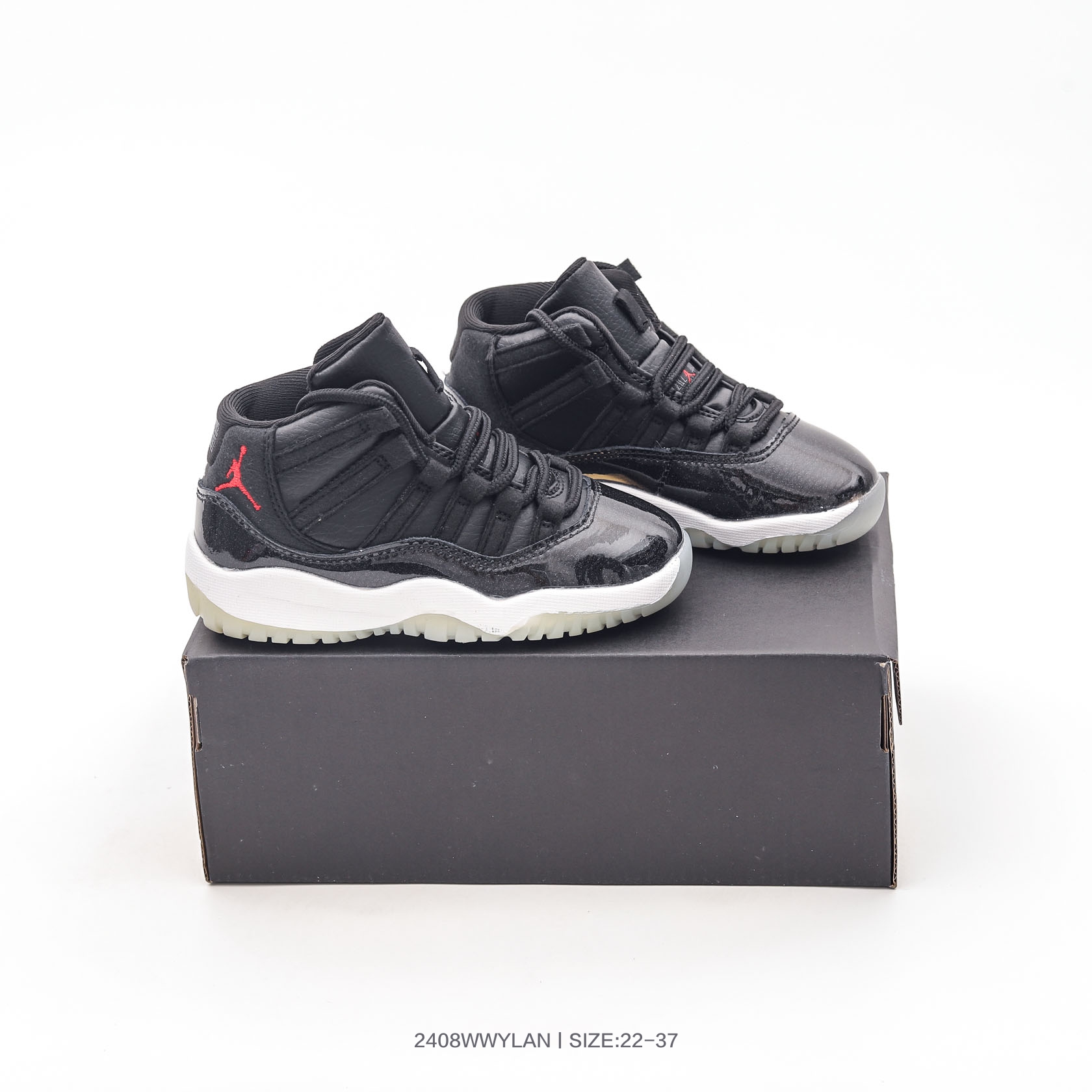 图片[7]-集🈴 乔丹Air Jordan 11 Retro AJ11 乔11运动复古文化休闲童鞋高帮运动篮球鞋 378039 100 尺码：22 23 24 25 26 27 28 29 30 31 32 33 34 35 36 37-选品中心