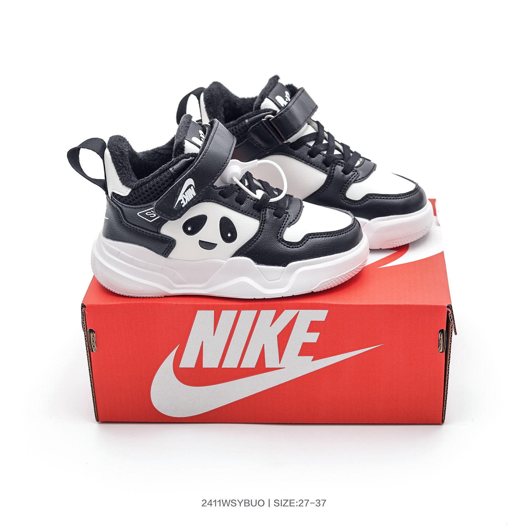 图片[9]-加绒 耐克Nike ACG Mountain Fly Low SE熊猫高帮休闲童鞋运动板鞋 尺码：27 28 29 30 31 32 33 34 35 36 37-选品中心
