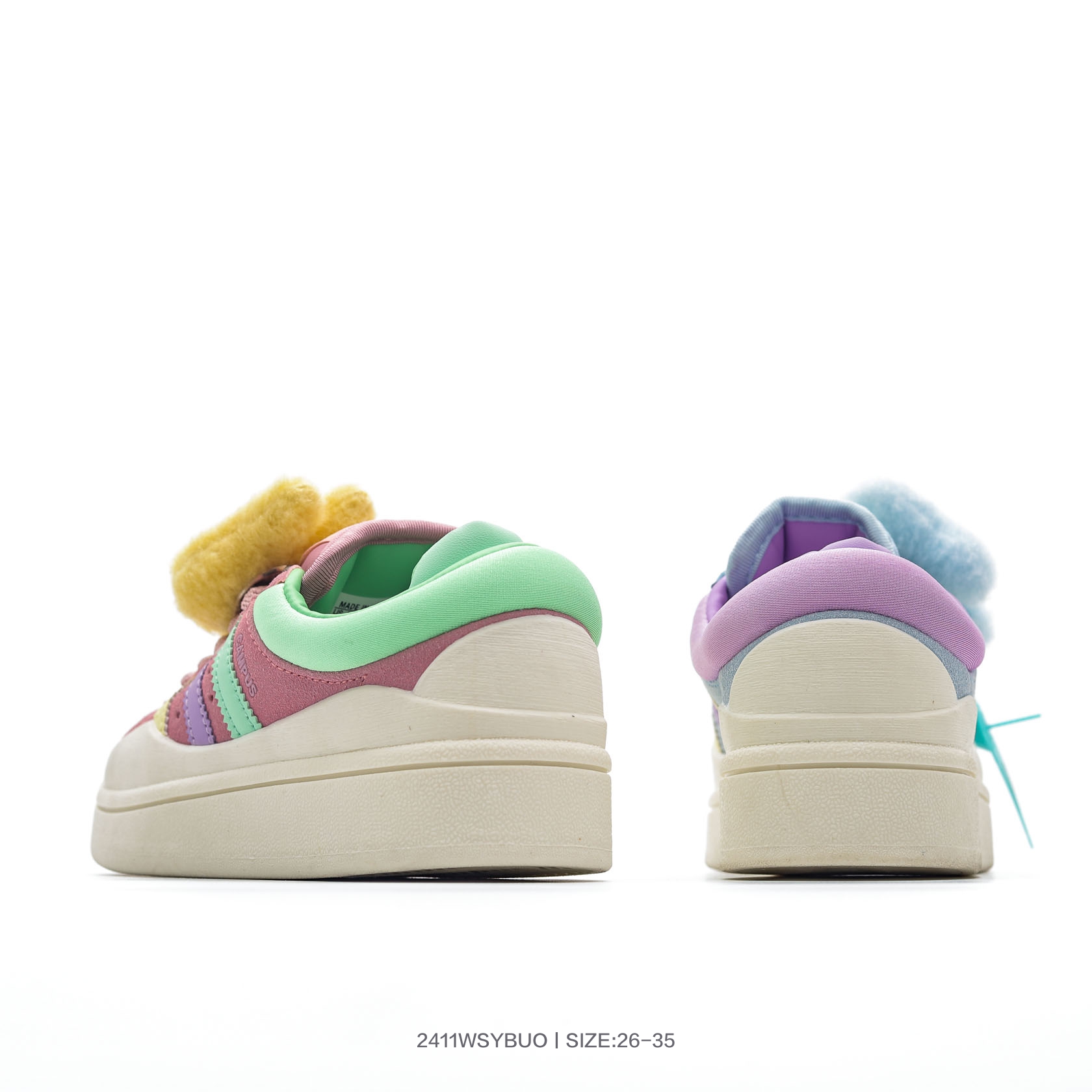 图片[5]-童鞋！Bad Bunny x阿迪达斯 Adidas Originals Forum Low 坏痞兔联名 低帮百搭潮流休闲运动板鞋 FZ5787 尺码：26 27 28 29 30 31 32 33 34 35-选品中心