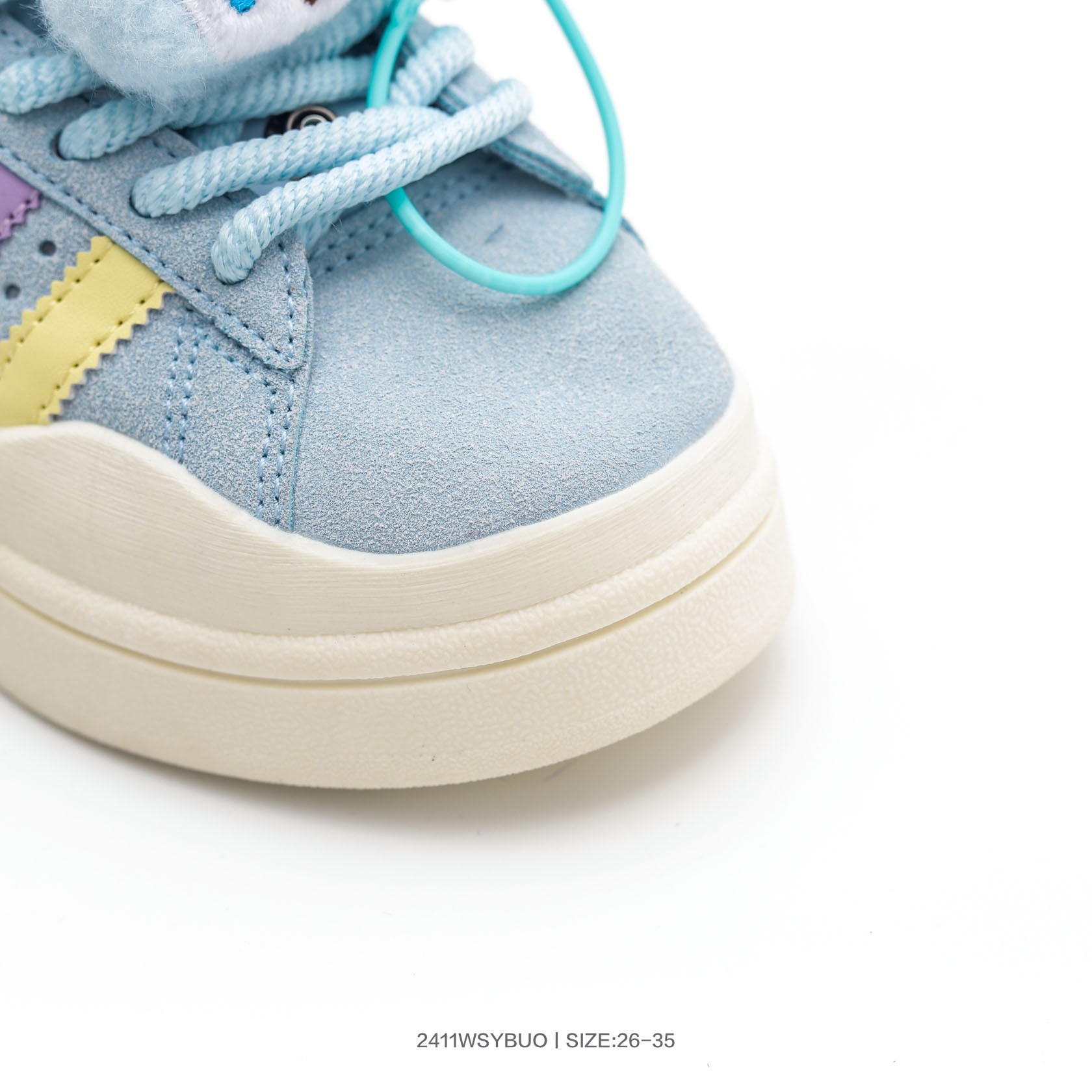 图片[8]-童鞋！Bad Bunny x阿迪达斯 Adidas Originals Forum Low 坏痞兔联名 低帮百搭潮流休闲运动板鞋 FZ5787 尺码：26 27 28 29 30 31 32 33 34 35-选品中心