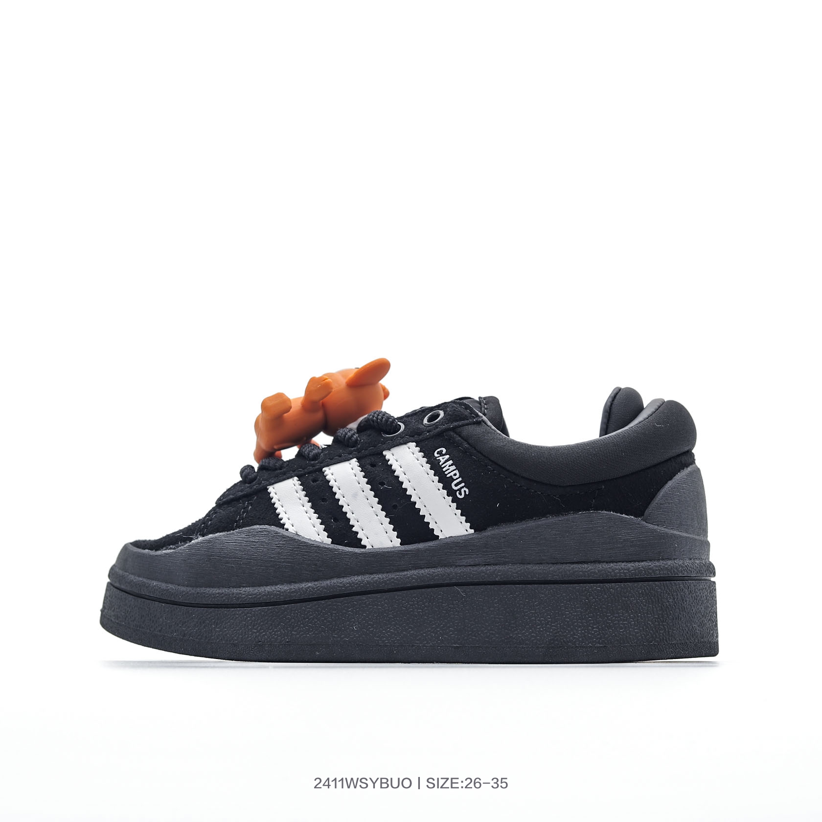 图片[4]-集🈴 童鞋！Bad Bunny x阿迪达斯 Adidas Originals Forum Low 坏痞兔联名 低帮百搭潮流休闲运动板鞋 FZ5787 尺码：26 27 28 29 30 31 32 33 34 35-选品中心