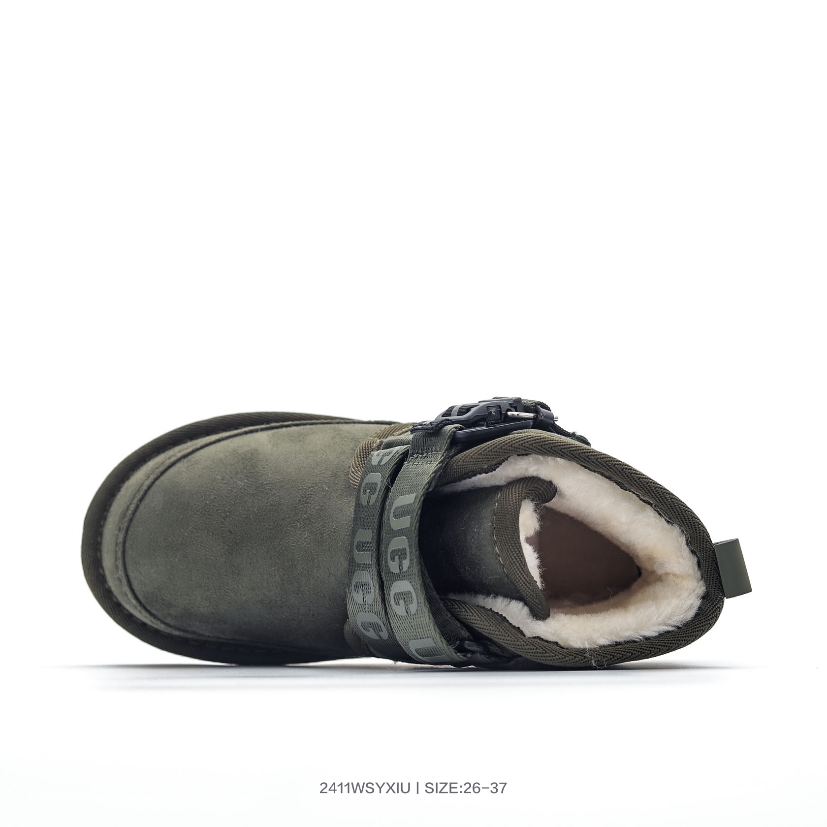 图片[6]-UGG秋羊皮毛一体雪地靴冬季童鞋休闲雪地靴毛毛鞋 王一博同款 上脚洋气十足平底时尚 纽姆卡扣交叉绑带款 尺码：26 27 28 29 30 31 32 33 34 35 36 37-选品中心