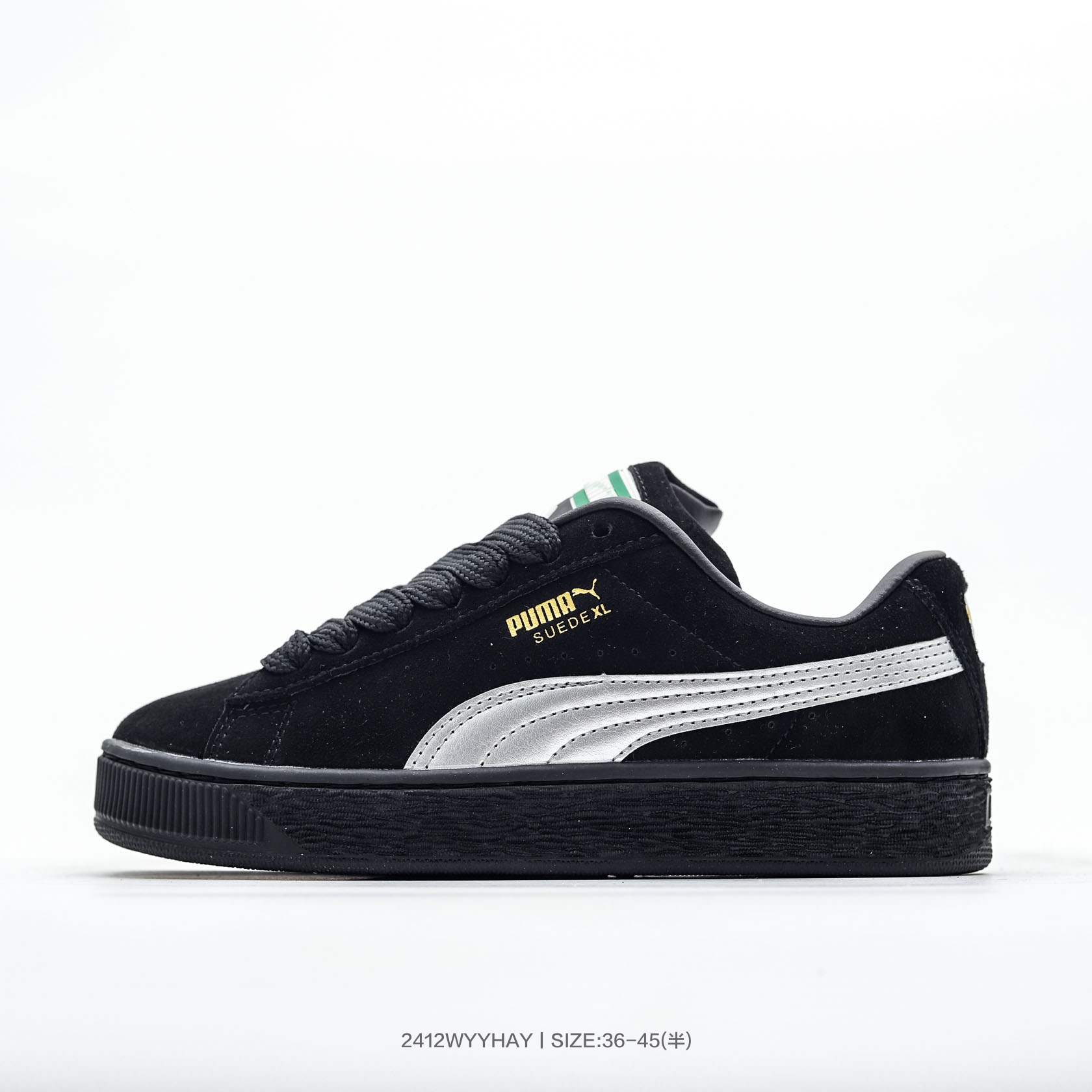 放店💰90 黑银401413-01
❗️以速度之力突破潮流边界，联名法拉利车队Scuderia Ferrari x彪马 PUMA Suede Low XL"Red White"经典明星系列低帮面包风复古百搭休闲运动板鞋“联名赛道红白法拉利 

码数：36 37 37.5 38 38.5 39 40 40.5 41 42 42.5 43 44 45
编号：2412WYYHAY