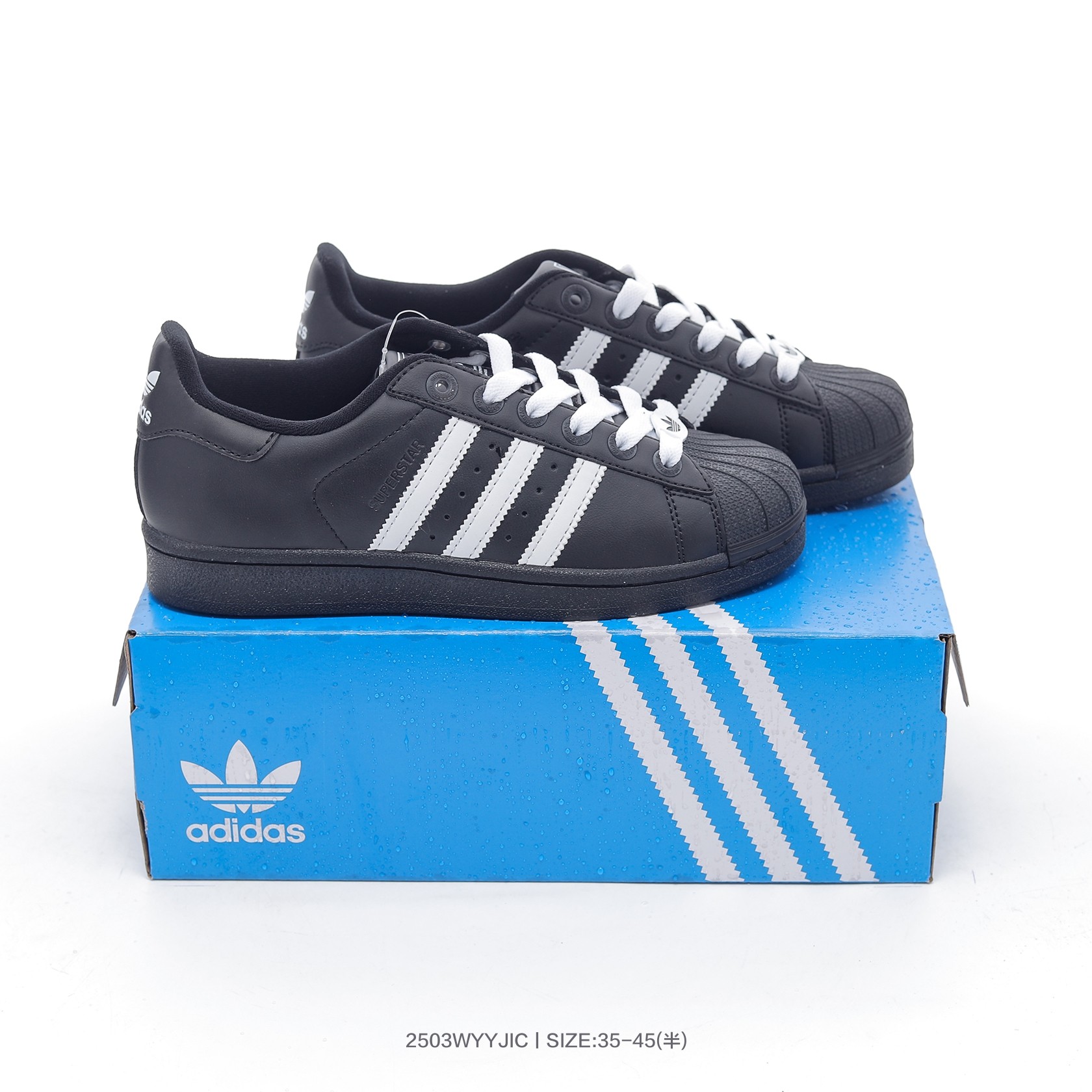 放店💰90 铁扣黑白JI3538
D❄️｜阿迪达斯Adidas三叶草 Originals Superstar II 贝壳头系列低帮经典百搭休闲运动板鞋

码数：35 36 36.5 37 38 38.5 39 40 40.5 41 42 42.5 43 44 45
编号：2503WYYJIC