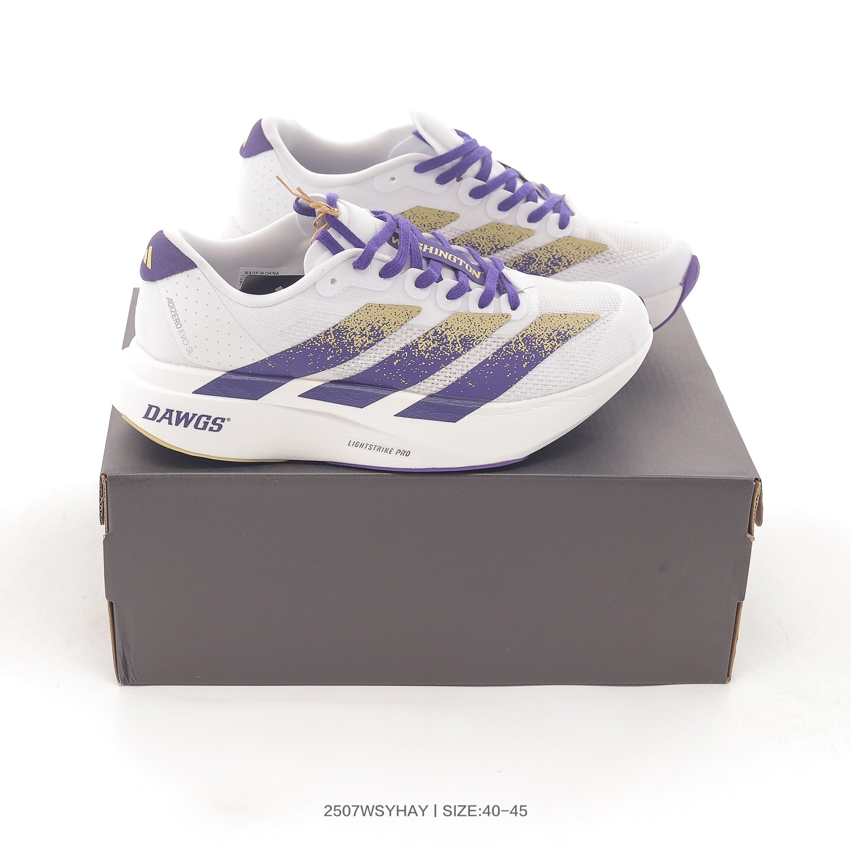 集🈴
💰220
阿迪达斯Adidas Adizero Evo SL M 轻盈跑鞋耐磨减震专业跑步鞋 货号： JQ4566

码数：40 41 42 43 44 45
编号：2507WSYHAY