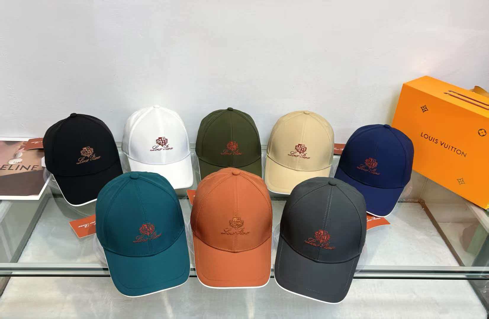 Adulto, gorra de béisbol italiana Loro Piana