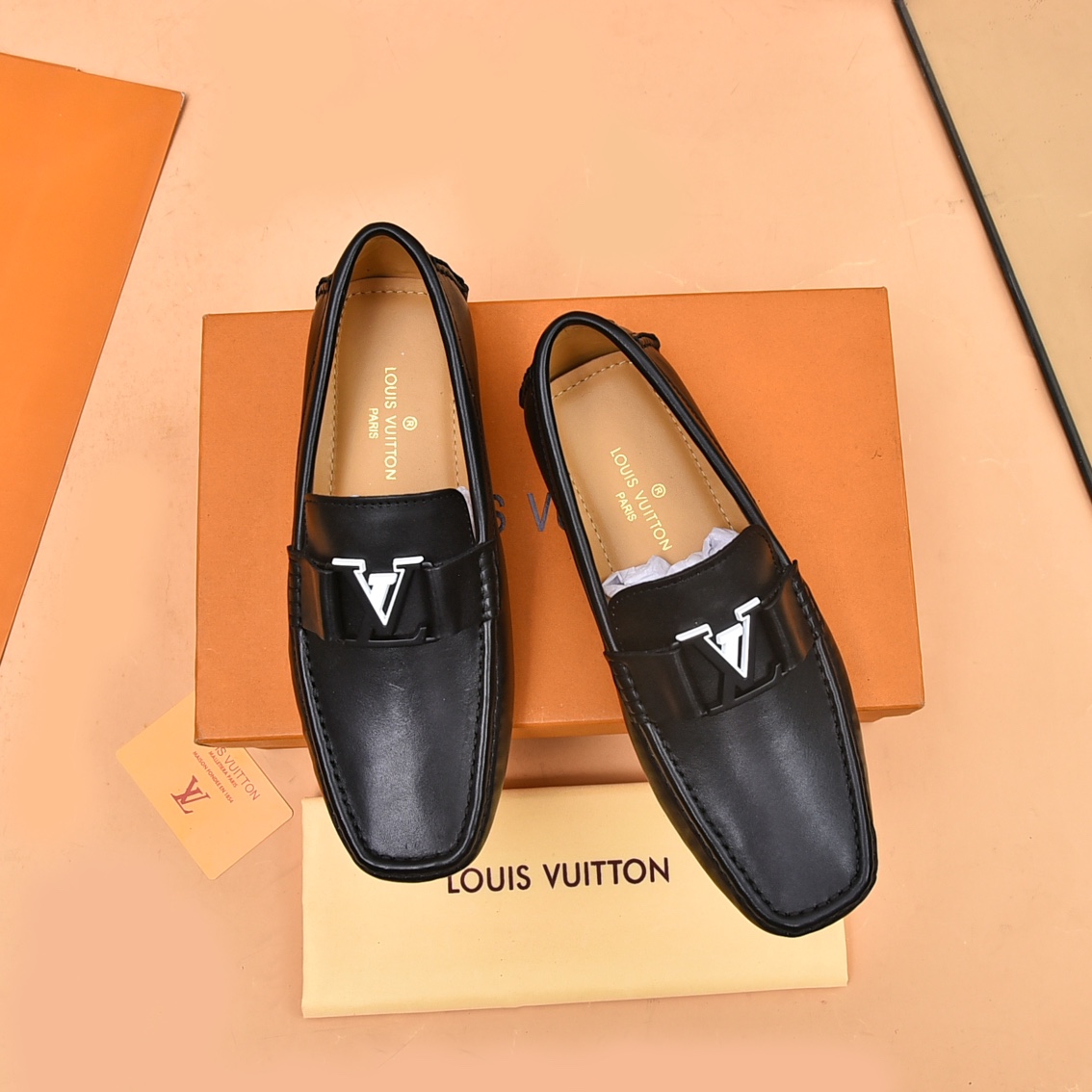 Louis Vuitton Casual Schoenen Kalfsleer Koeienhuid Schapenvacht Lente/Zomercollectie Casual