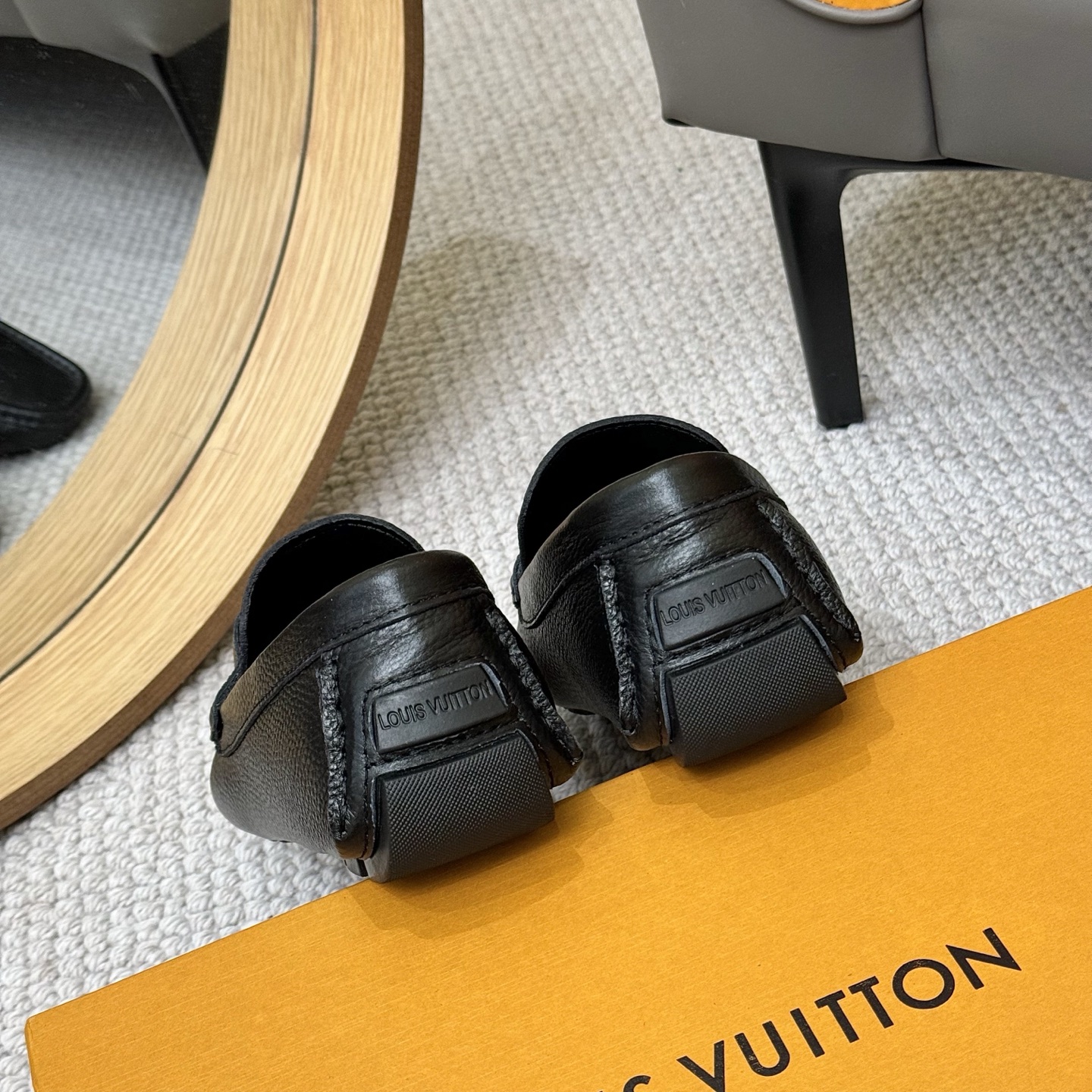 Louis Vuitton GLORIA Series Leather Loafers with Monogram - Sizes 38-46 10 i1742590422375 9484 0 8