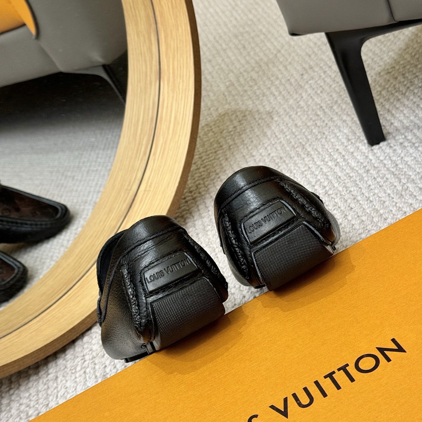 Louis Vuitton Gloria Loafers: Monogram Embossed, Italian Leather, Comfort Fit 10 i1742590528916 3549 0 8