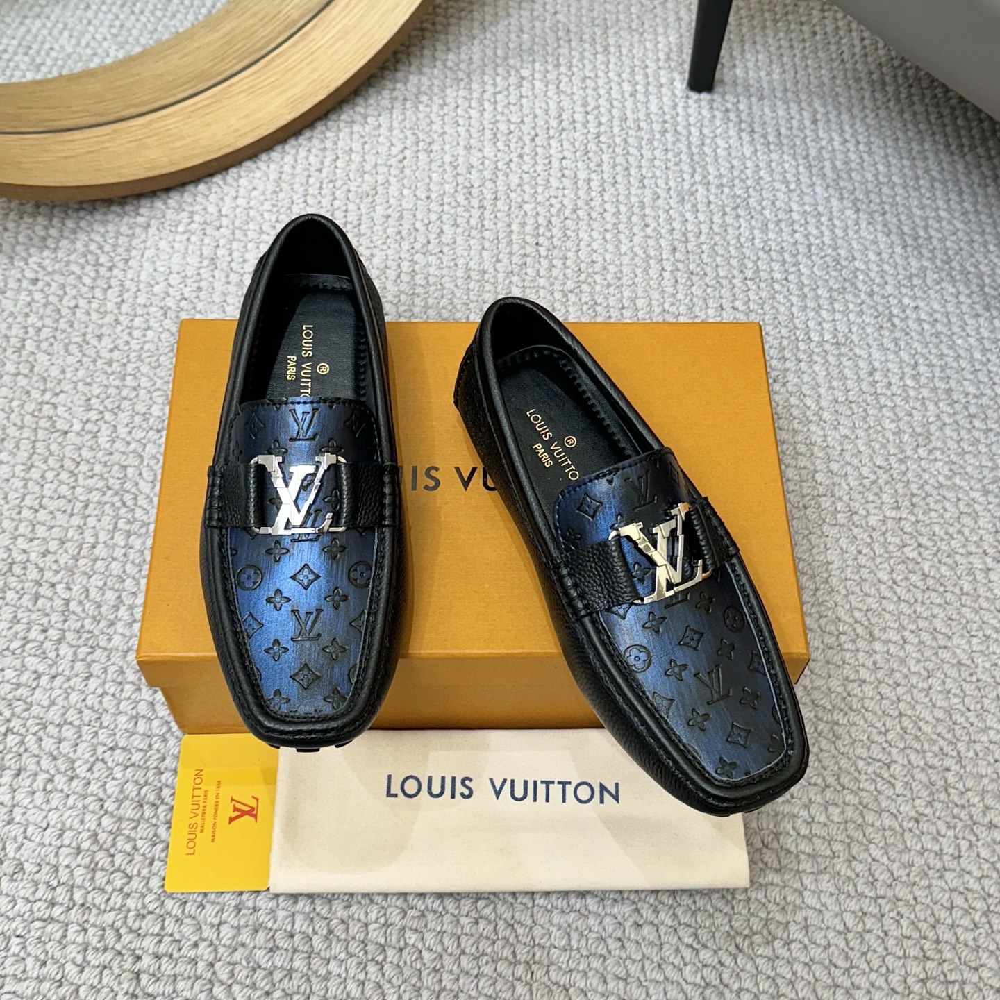 Louis Vuitton 2025 Spring/Summer Gloria Monogram Leather Loafers for Men 1 Louis Vuitton 2025 Spring/Summer Gloria Monogram Leather Loafers for Men