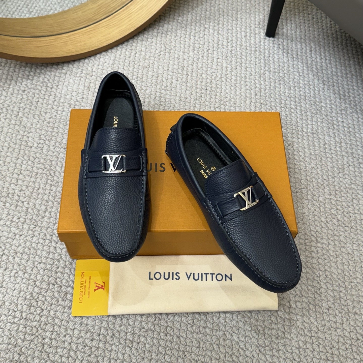 Louis Vuitton GLORIA Monogram Embossed Leather Loafers 2 i1742590637621 9551 0 0