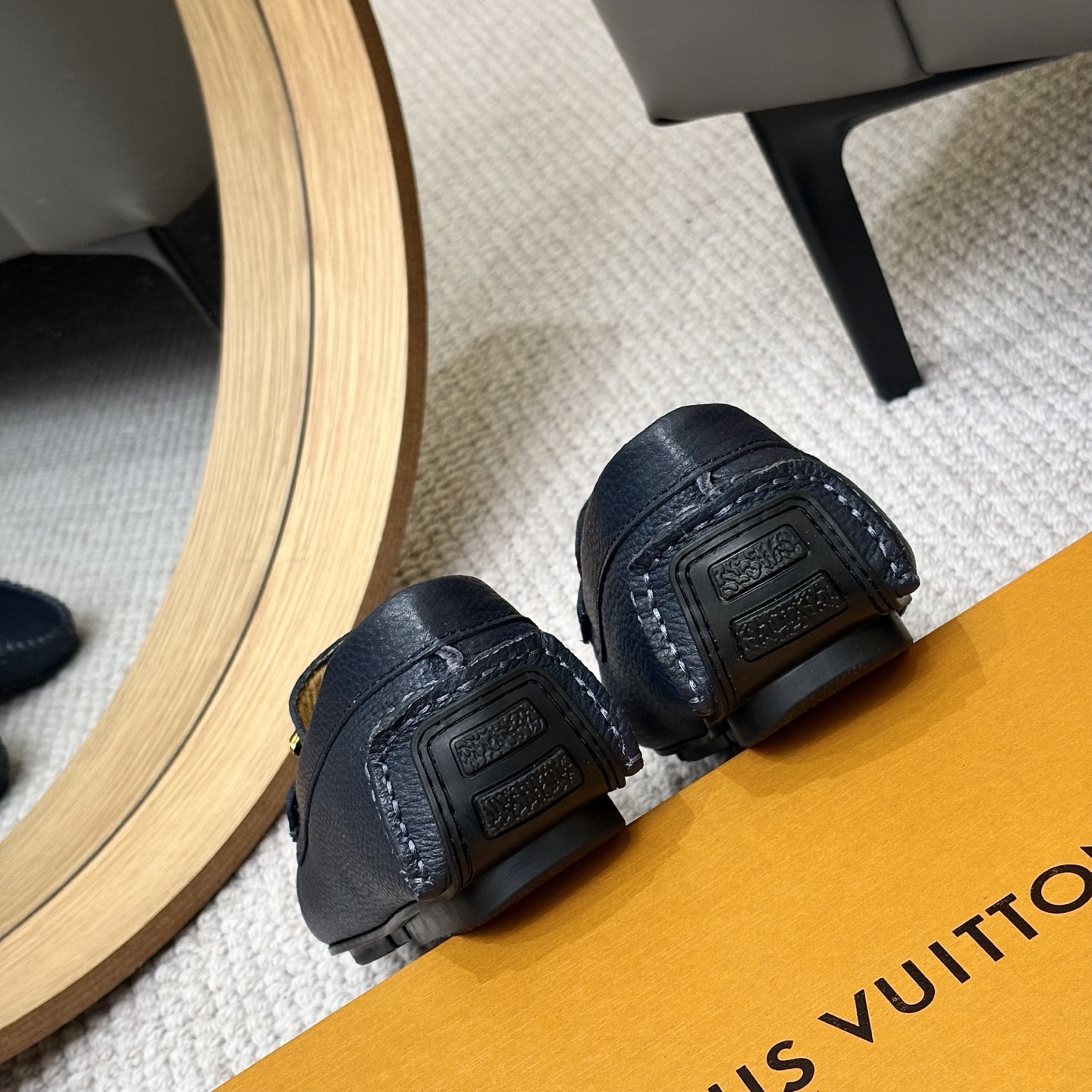 Louis Vuitton GLORIA Monogram Leather Loafers | Comfortable Driving Shoes 10 i1742590770220 5720 0 8