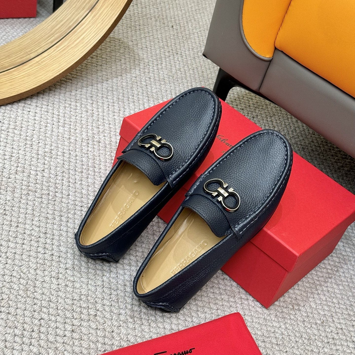 Salvatore Ferragamo Men's Leather Loafers - Italian Craftsmanship 9 i1743699734065 7469 0 7