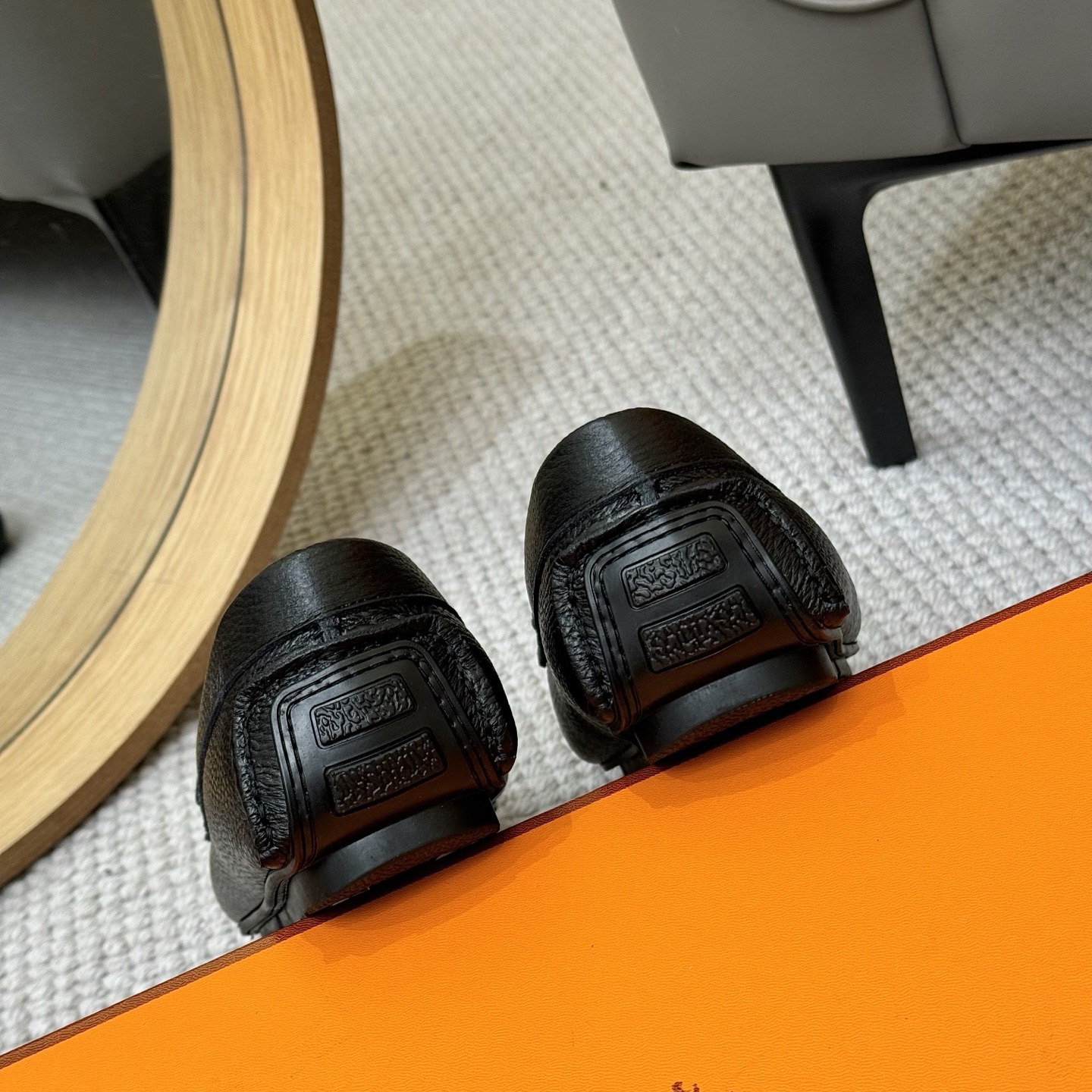 Hermes Men's Leather Loafers | Italian Leather & Genuine Sheepskin Lining 10 i1743700395764 9390 0 8