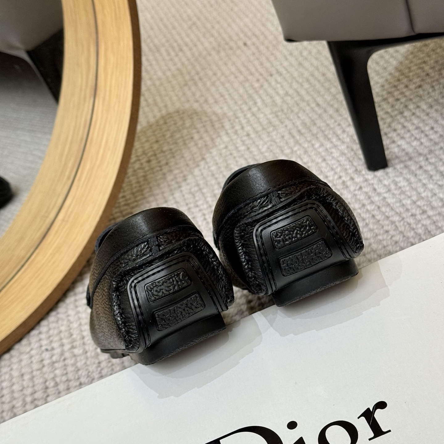 Dior Men's Black Leather Loafers with "J'ADIOR" Detail - Size 38-46 10 i1743700660404 5732 0 8