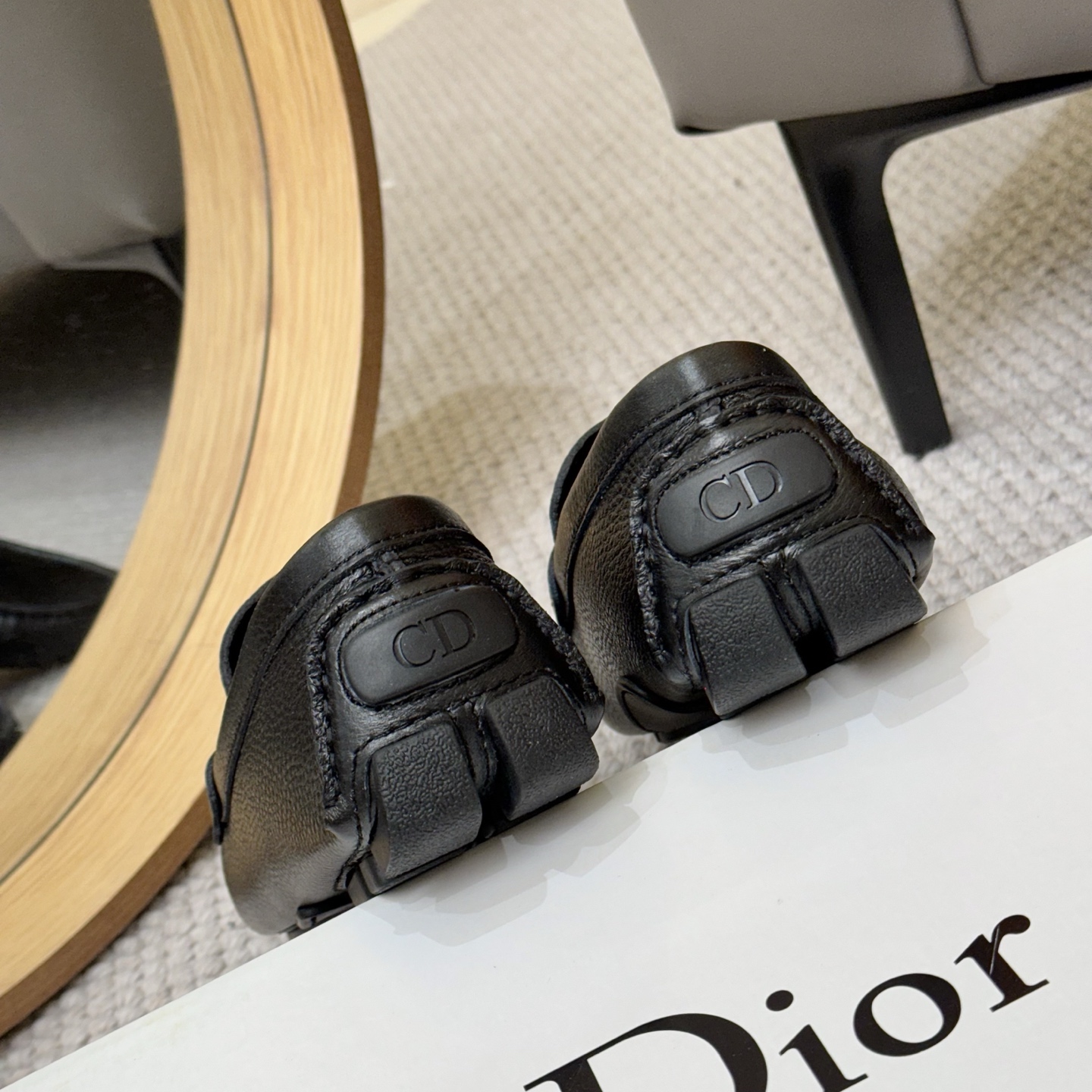 DIOR Men's Leather Loafers with Signature Hardware,Luxury and Comfort 10 i1743700713895 1192 0 8