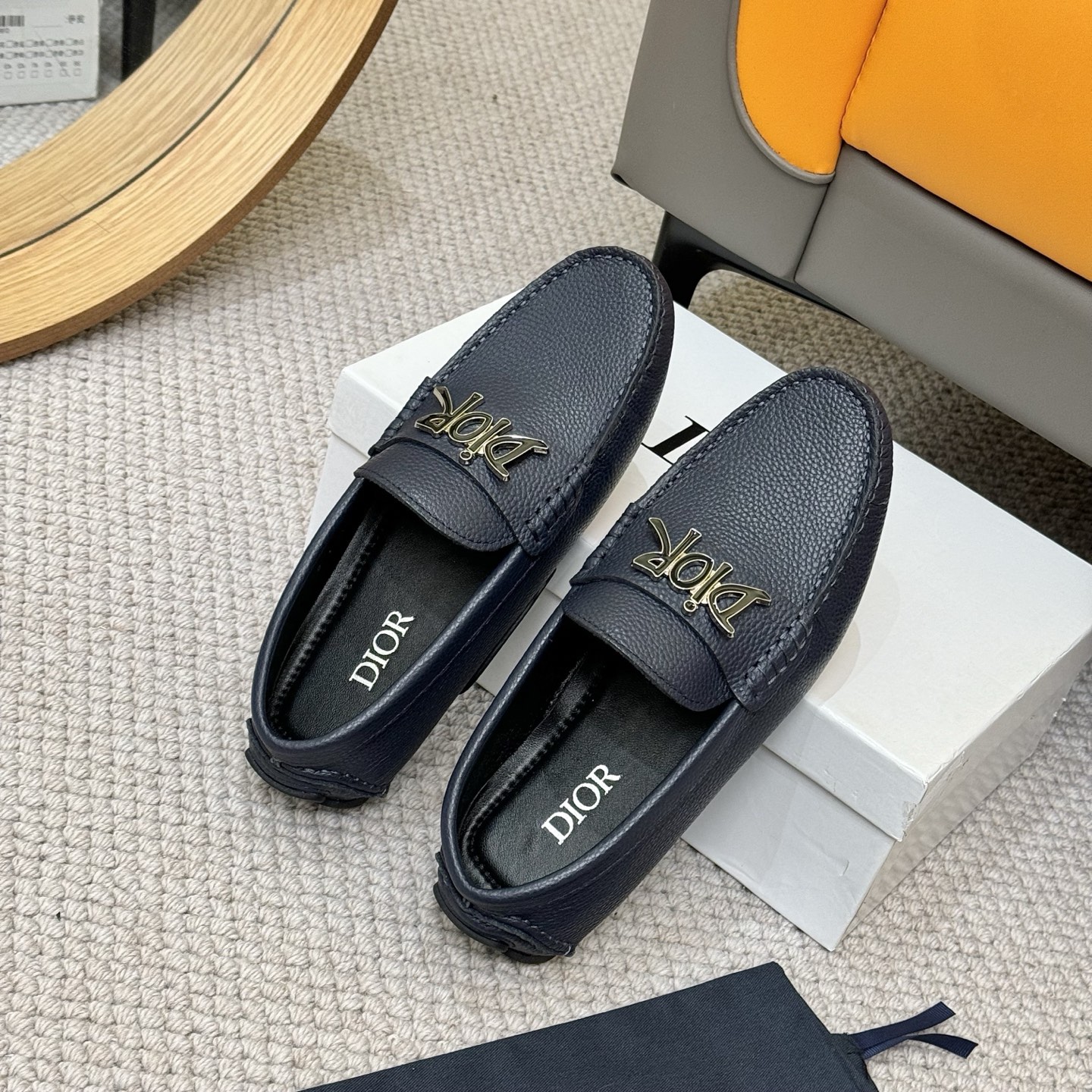 Dior Men's Leather Loafers with Iconic CD Buckle - Luxurious Comfort 9 i1743700741327 4761 0 7