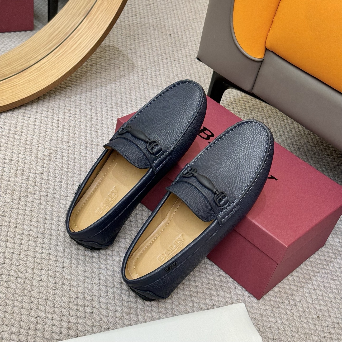 Bally Men's Leather Loafers, Classic Style, Comfortable Fit, Sizes 38-44 9 i1744399397641 3431 0 7