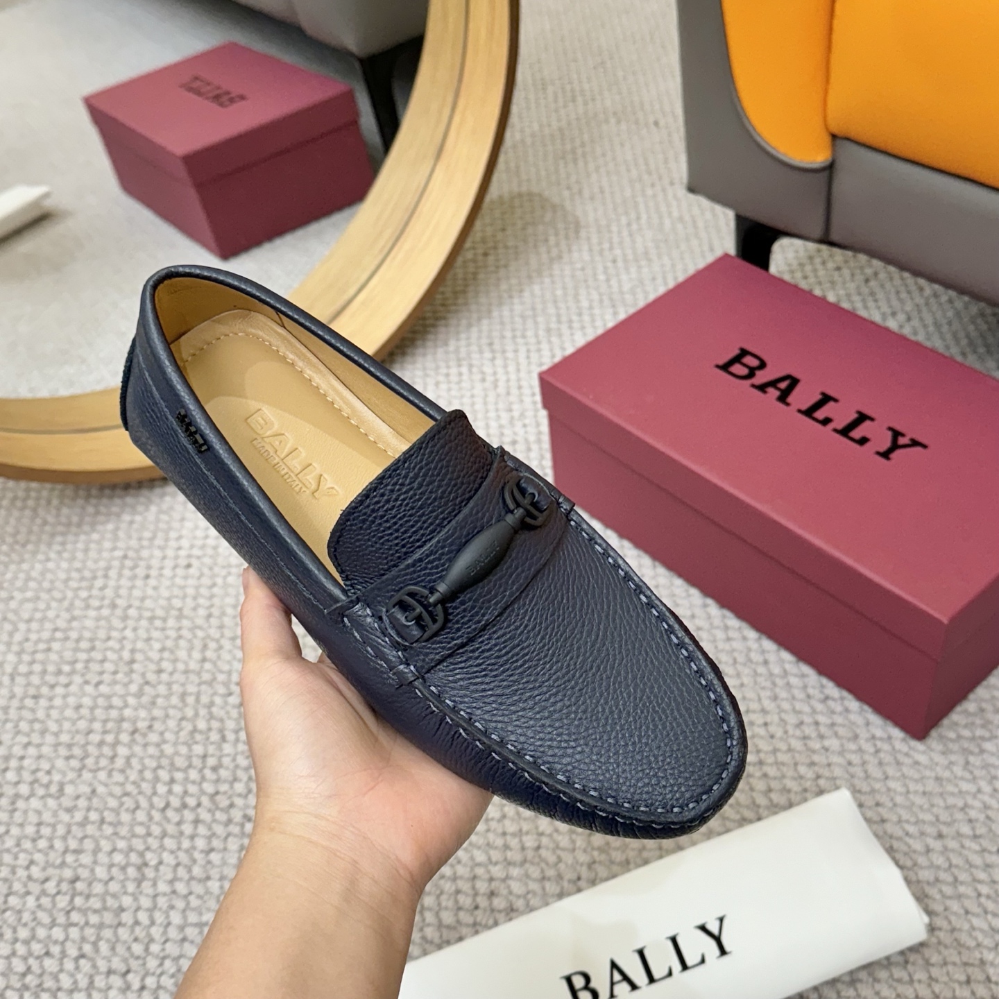 Bally Men's Leather Loafers, Classic Style, Comfortable Fit, Sizes 38-44 6 i1744399397641 4970 0 4