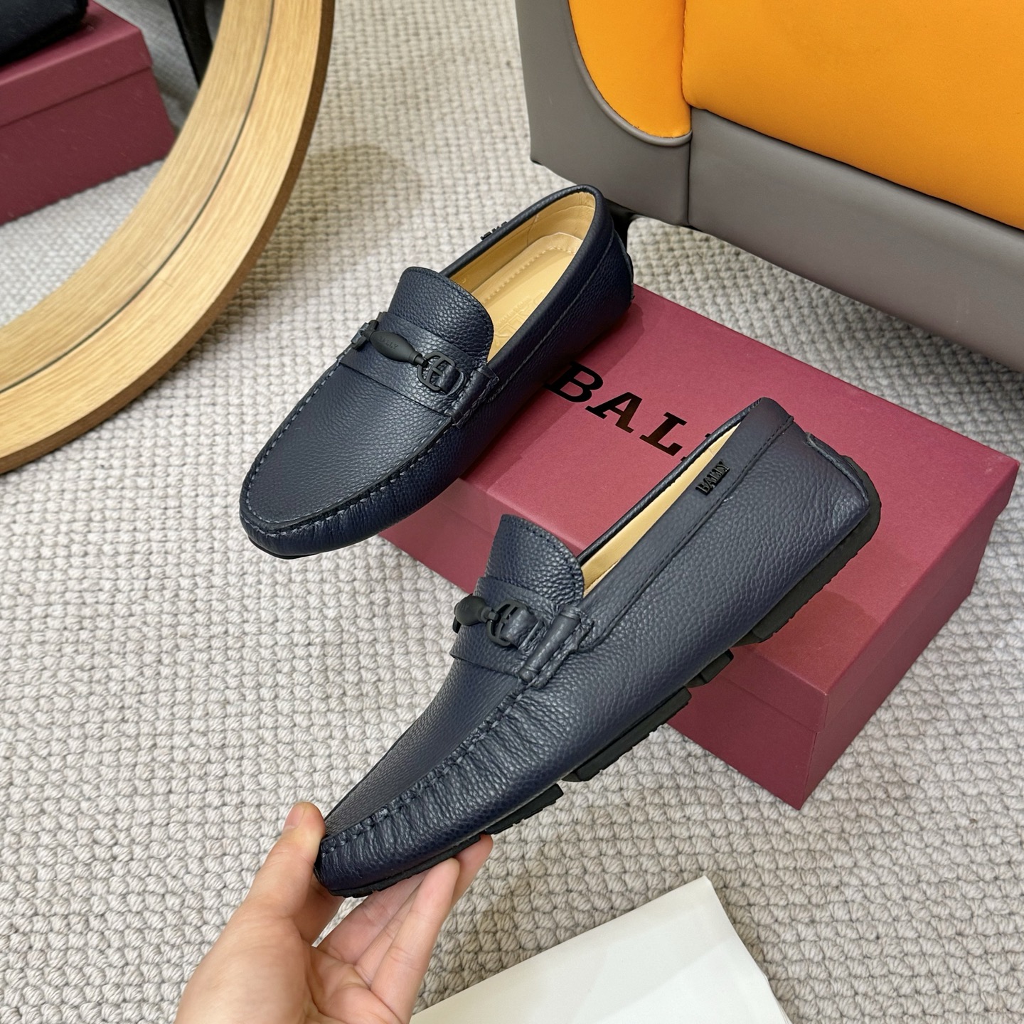 Bally Men's Leather Loafers, Classic Style, Comfortable Fit, Sizes 38-44 5 i1744399397642 4343 0 3