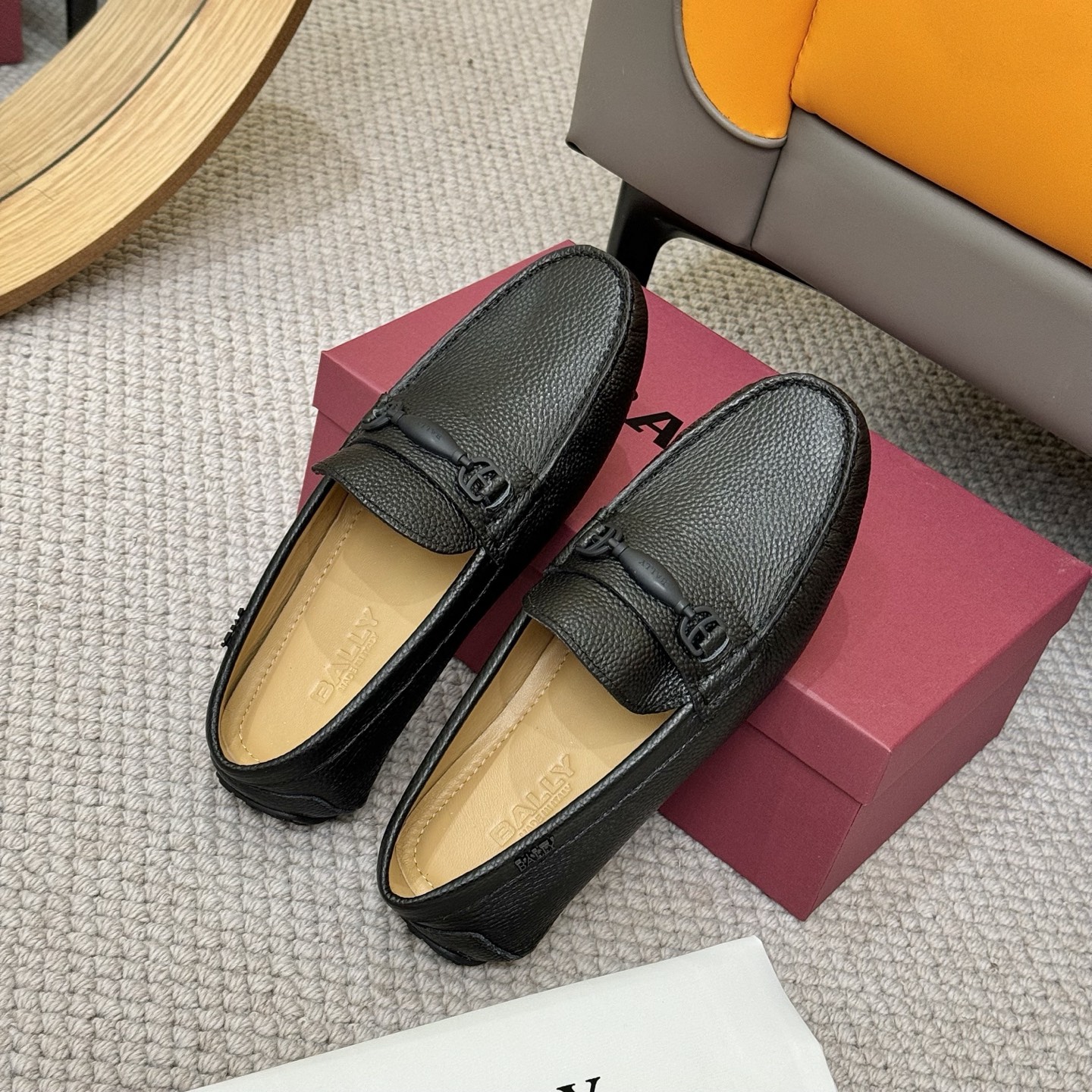 Bally Men's Leather Loafers - Black and Blue, Sizes 38-46 - Official Quality 9 i1744399419860 5344 0 7
