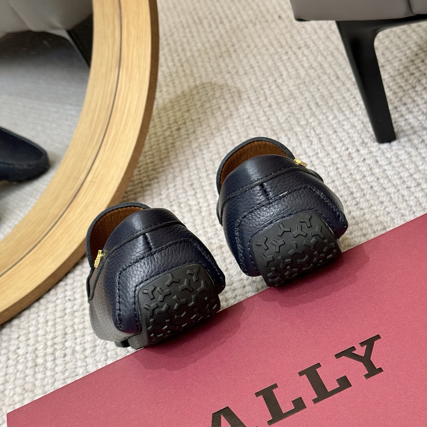 Bally Men's Leather Driver Loafers with Gold-Tone Hardware, Comfortable & Stylish 10 i1744399465246 1938 0 8