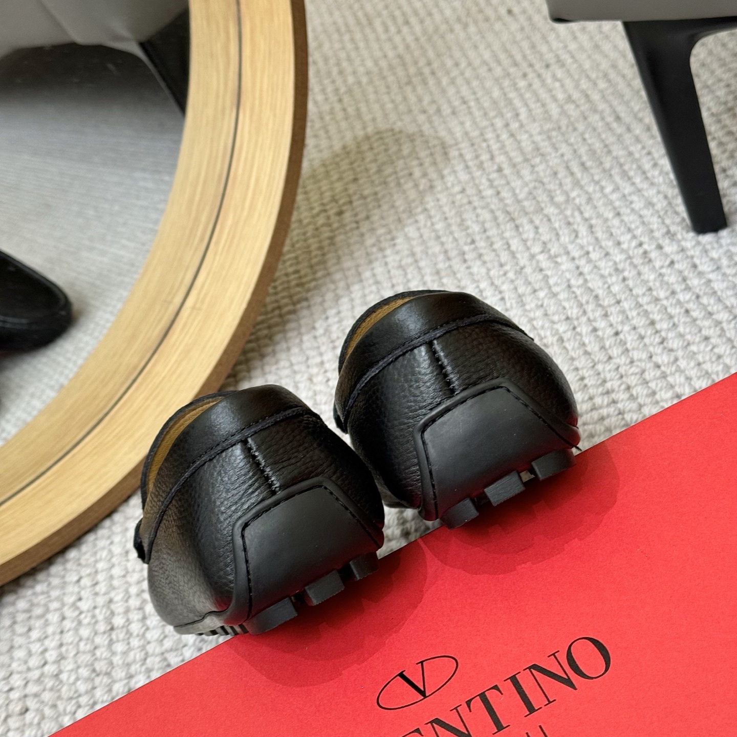 Valentino Leather Loafers, Business Casual Shoes, Metal Buckle, Comfort Fit 10 i1744399587931 8134 0 8
