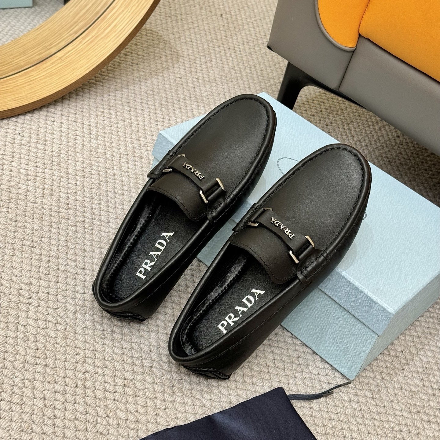 Prada Italian Leather Loafers - Luxurious Comfort, European Style 9 i1744399644350 8368 0 7