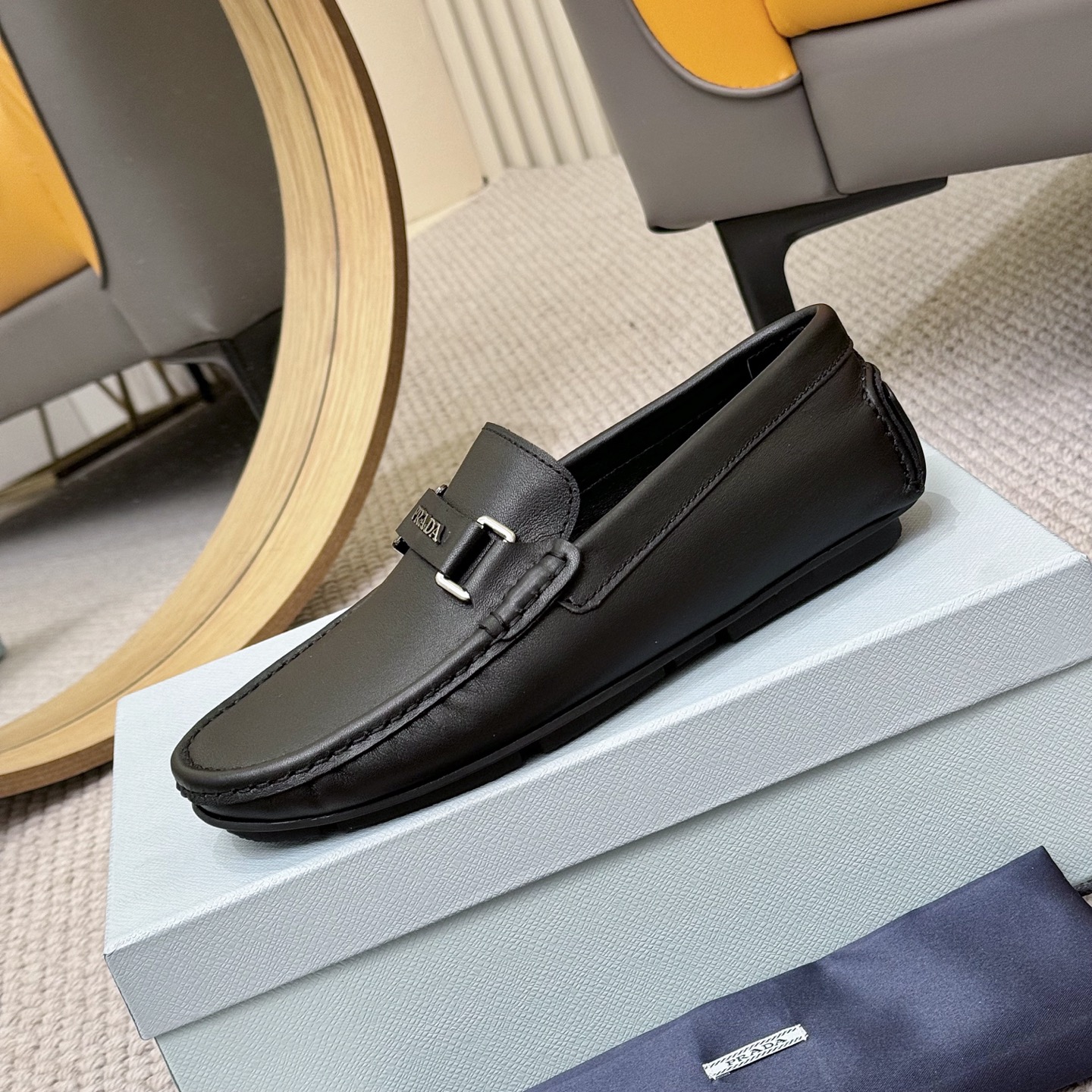 Prada Italian Leather Loafers - Luxurious Comfort, European Style 7 i1744399646205 5424 0 5