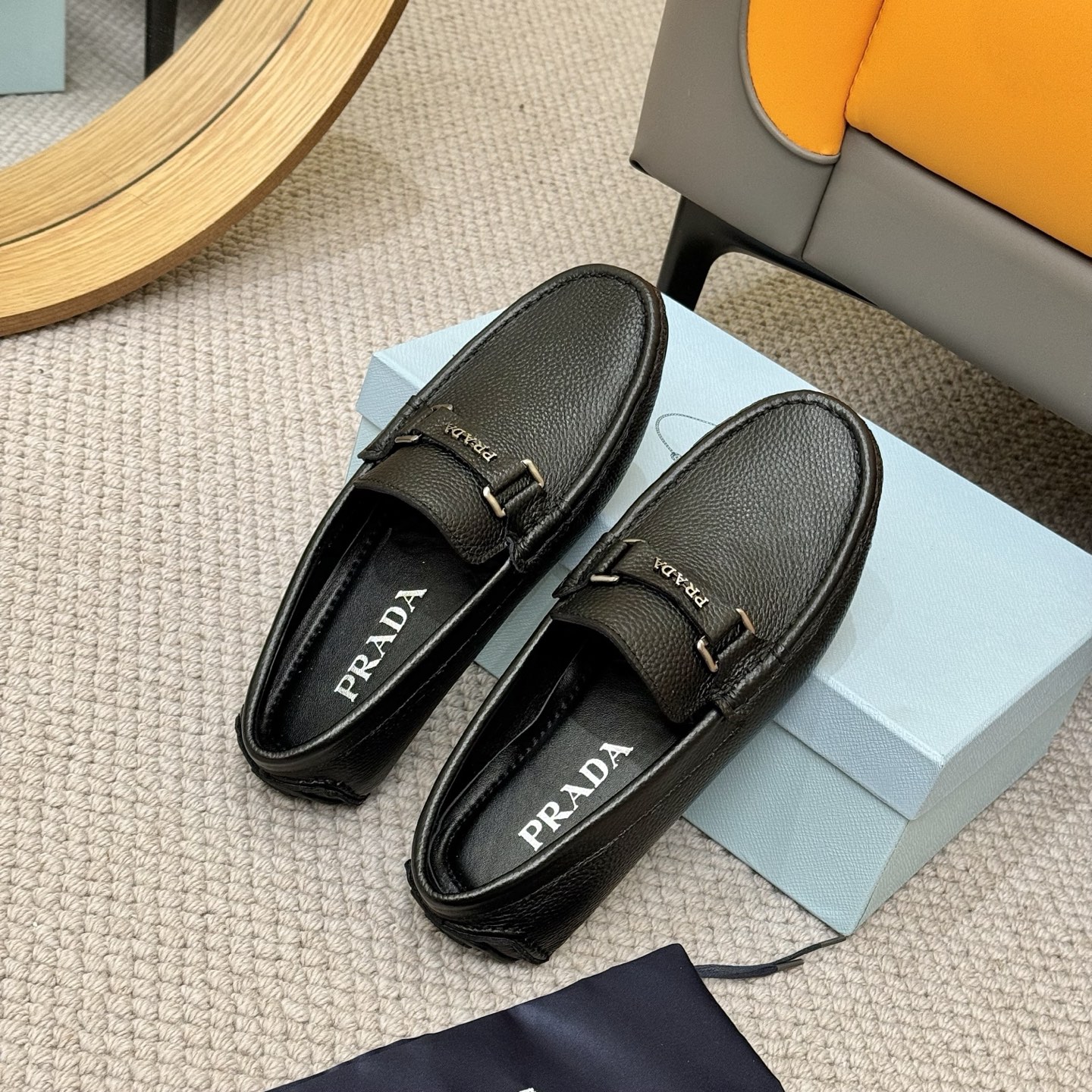 Prada Italian Leather Loafers: Timeless European Style, Durable & Comfortable 9 i1744399667931 1602 0 7