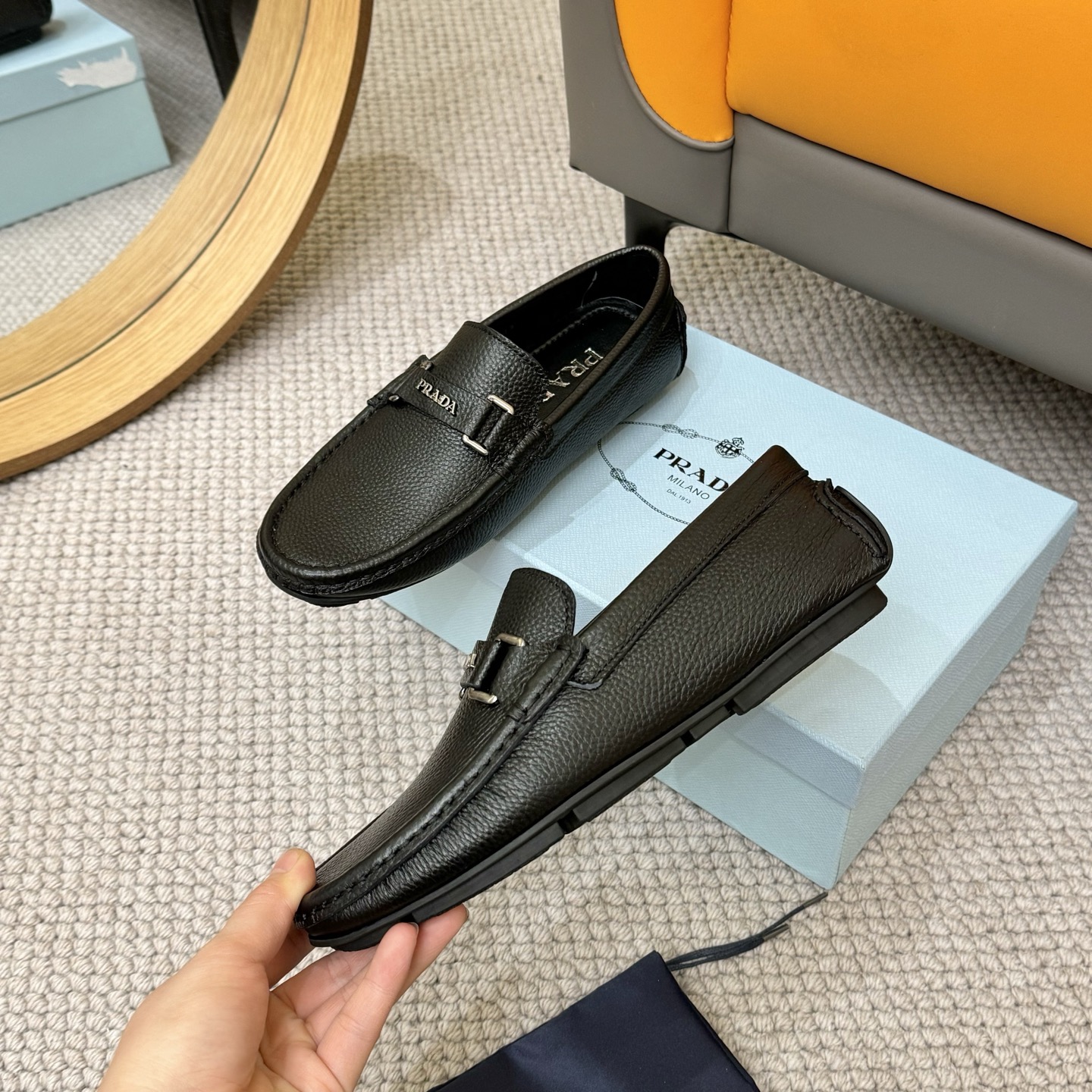Prada Italian Leather Loafers: Timeless European Style, Durable & Comfortable 5 i1744399667953 9247 0 3
