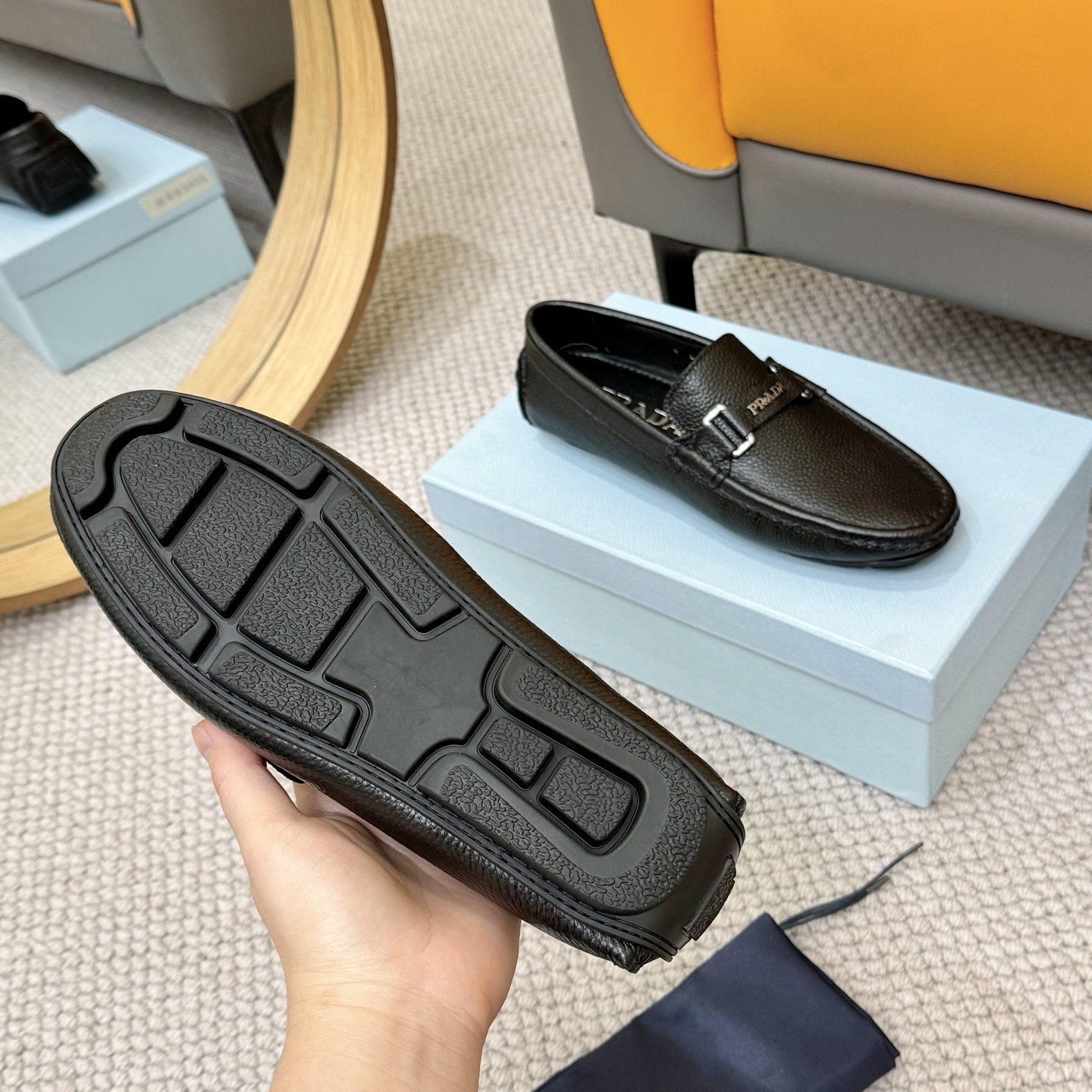 Prada Italian Leather Loafers: Timeless European Style, Durable & Comfortable 8 i1744399668054 2276 0 6