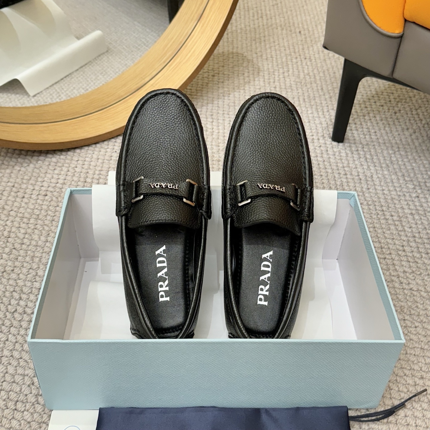 Prada Italian Leather Loafers: Timeless European Style, Durable & Comfortable 3 i1744399668912 4053 0 1