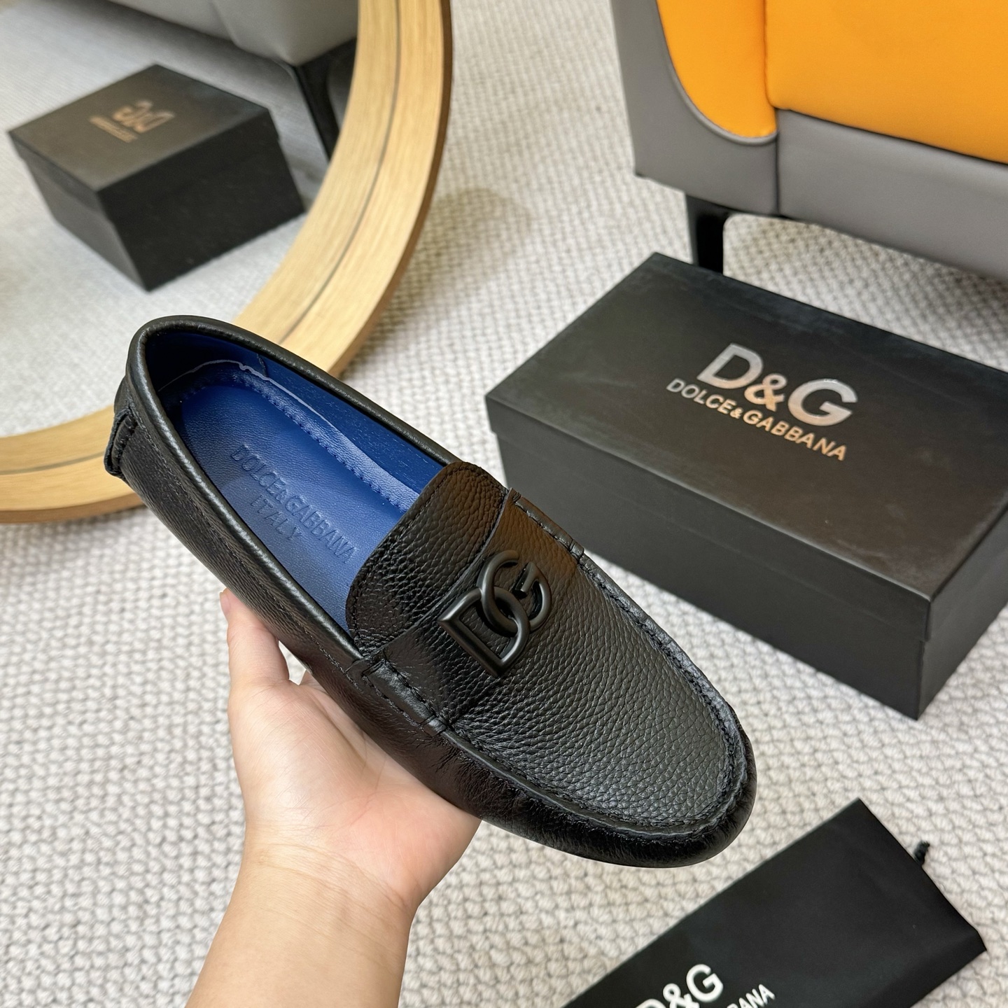 Dolce & Gabbana Leather Driving Moccasins - Comfortable & Stylish Loafers 6 i1744399851191 7816 0 4
