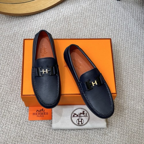 Hermes Men's Leather Loafers - Italian Leather, Premium Comfort, Sizes 38-46 1 Hermes Men's Leather Loafers - Italian Leather, Premium Comfort, Sizes 38-46