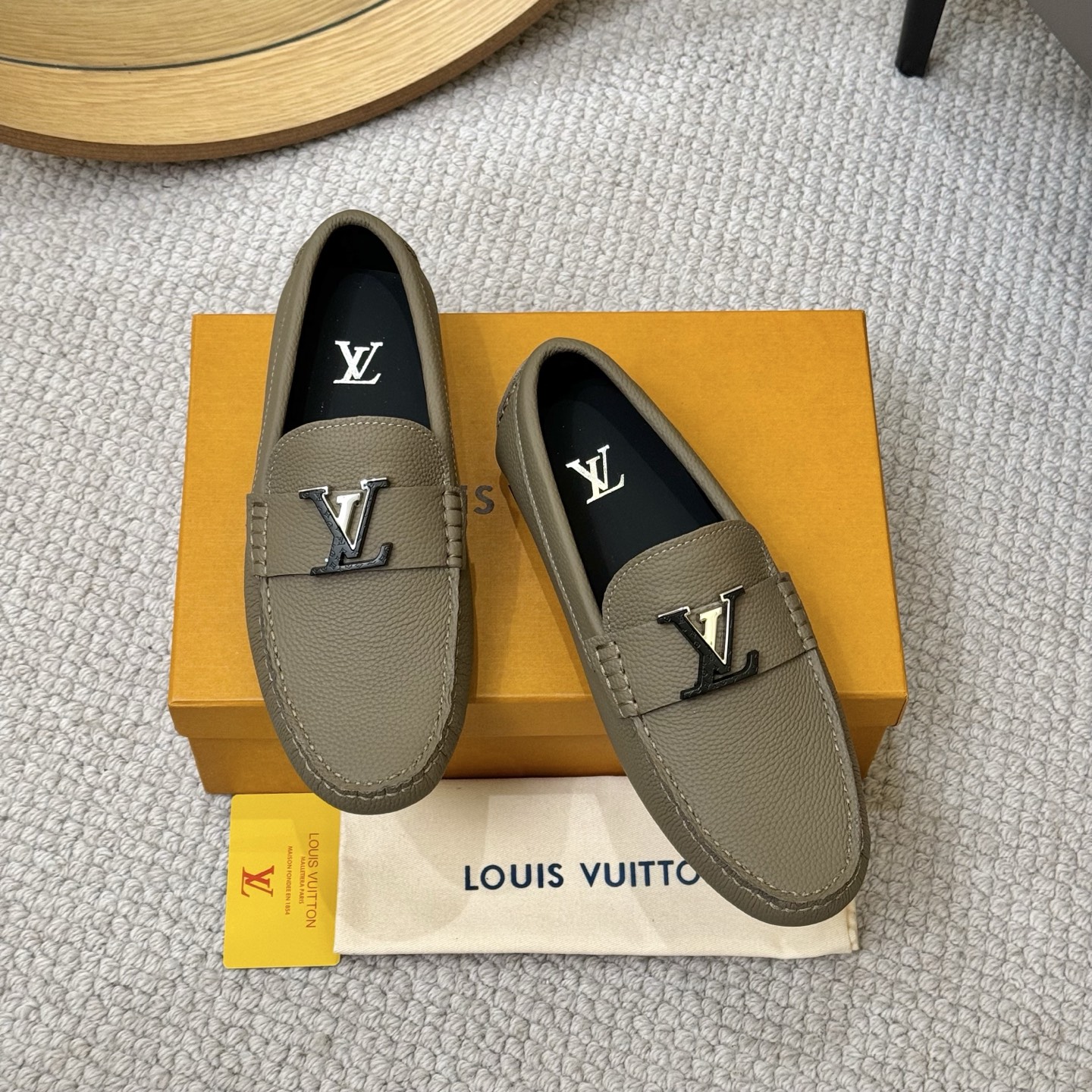 Louis Vuitton Gloria Mocasines de Conducción en Piel Genuina para Hombre