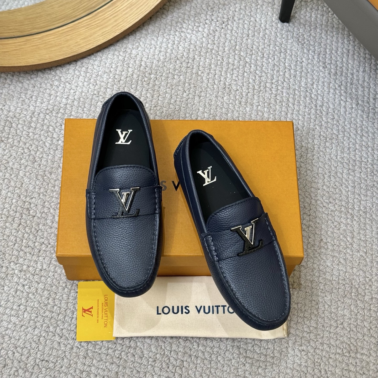 Louis Vuitton Gloria Leren Mocassins - Elegant en Comfortabel, Maat 38-46