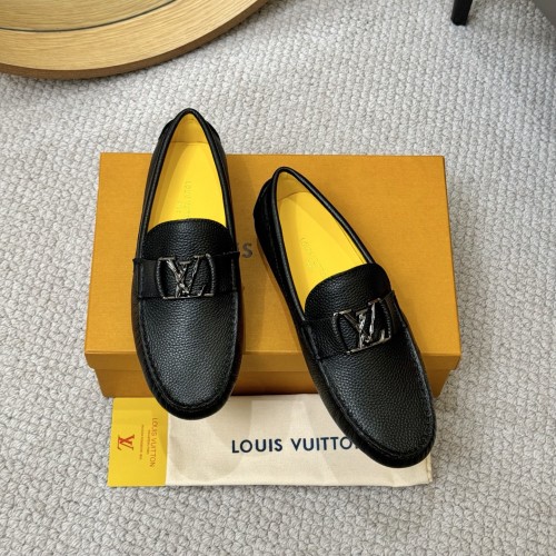 Louis Vuitton GLORIA Monogram Leather Loafers - Spring/Summer 2025 Collection