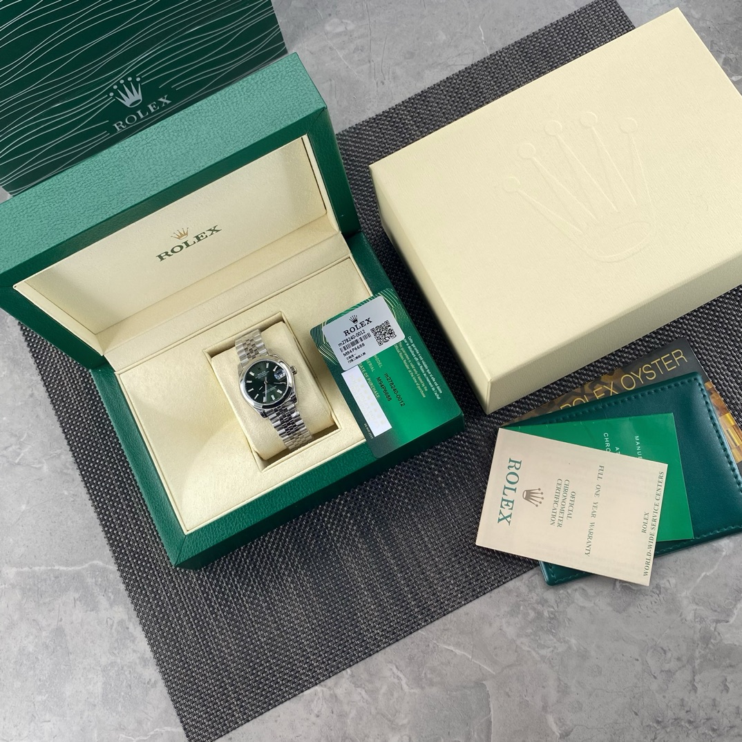 Rolex Datejust Impeccabile
 Orologio da Polso Acquista falsi di alta qualità
 Blu Verde Donne Automatic Mechanical Movement