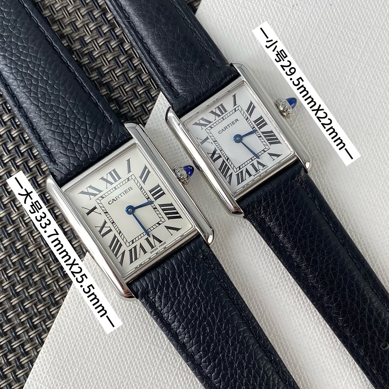 NO:393414,(Give black belt Cartier tank effect) Cartier tank women's model, cartier19860909（送黑色皮带卡地亚坦克效果）卡地亚坦克女款,,cartier,Watch