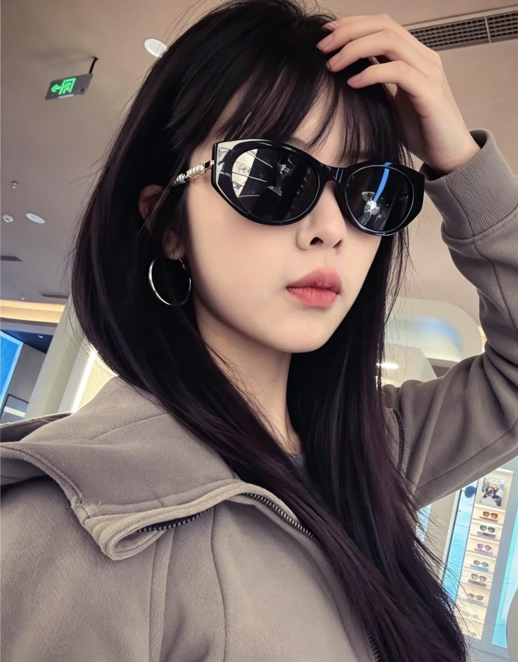 Unknown 倪妮同款墨镜 美到心巴上了