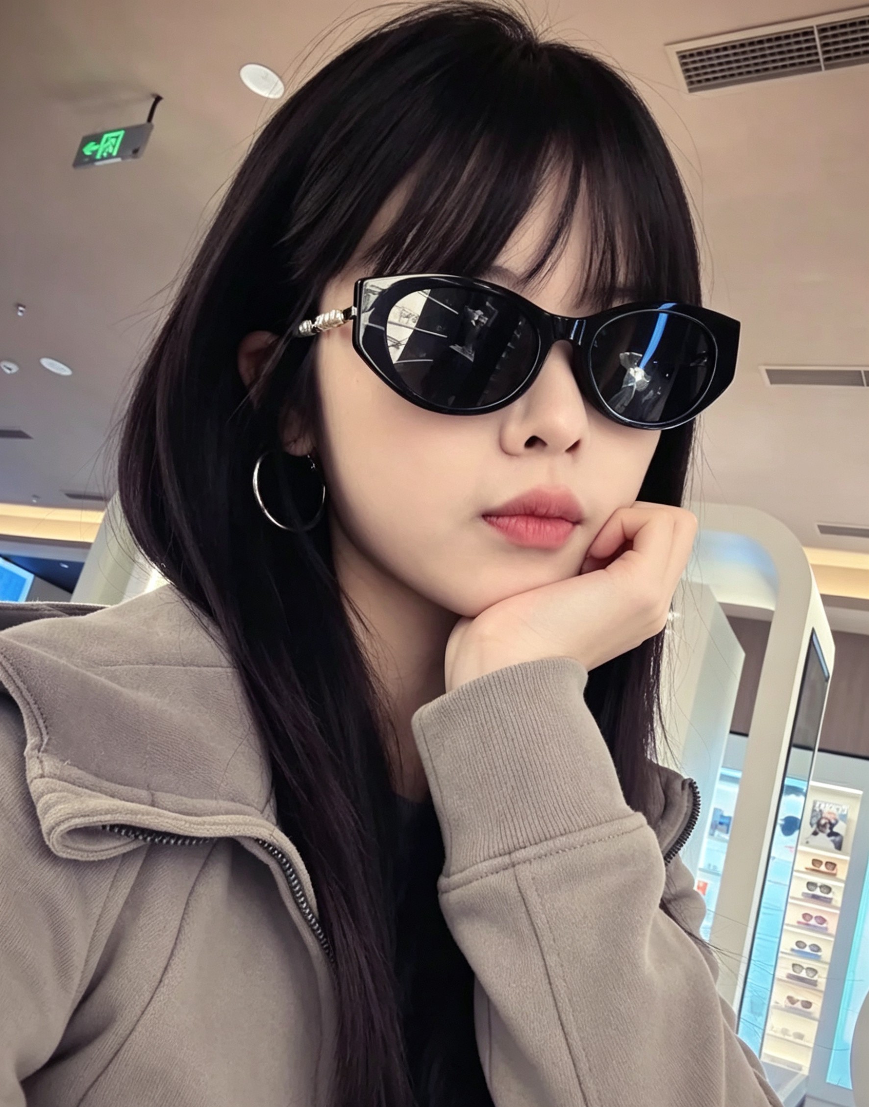 Unknown 倪妮同款墨镜 美到心巴上了