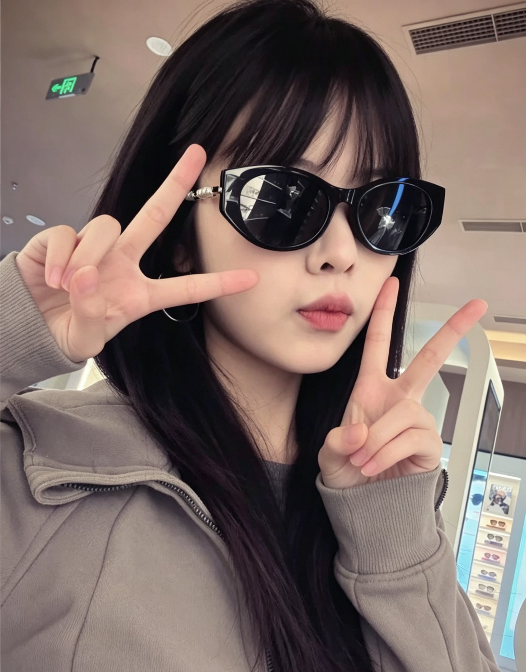Unknown 倪妮同款墨镜 美到心巴上了