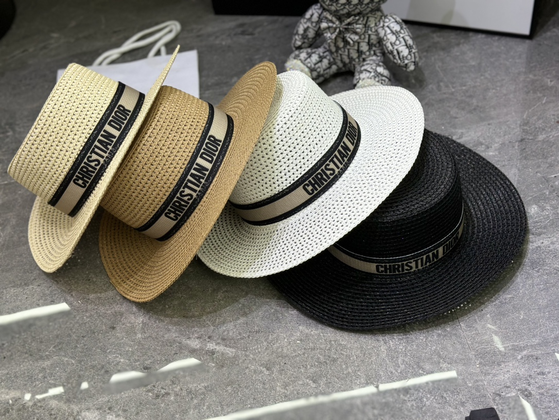 NO:824529,Special price with dust bag. [DIOR Dior] 2026 new simple flat-top straw hat, sunshade and easy to match, outdoor travel hat straw hat fisherman hat baseball cap, hat, dior, dior, espadrilles, hats19860909特价配防尘袋.【DIOR迪奥】2026新款简约平顶款草帽,遮阳又好搭,出街旅行单品帽子草帽渔夫帽棒球帽,帽子,dior,dior,espadrilles,hats,hat