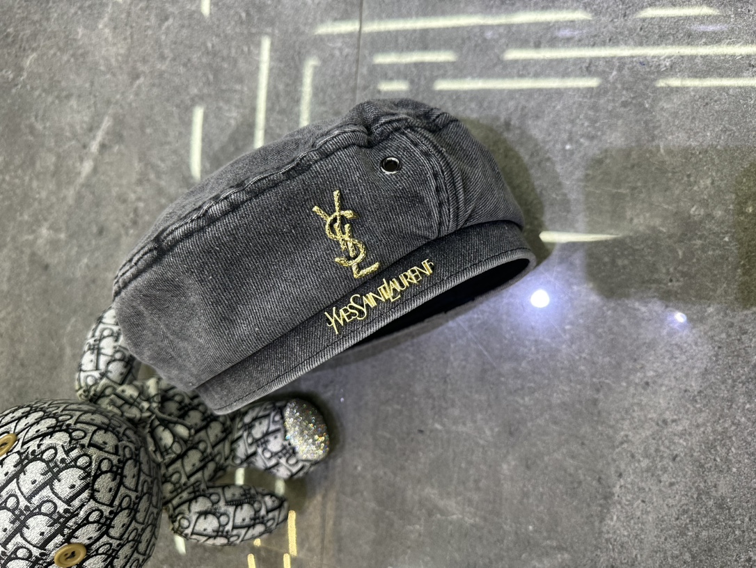 🎀YsL 爆款牛仔贝雷帽‼️‼️