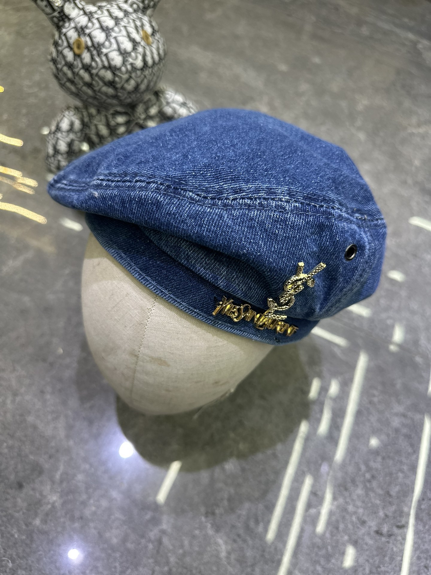 🎀YsL 爆款牛仔贝雷帽‼️‼️