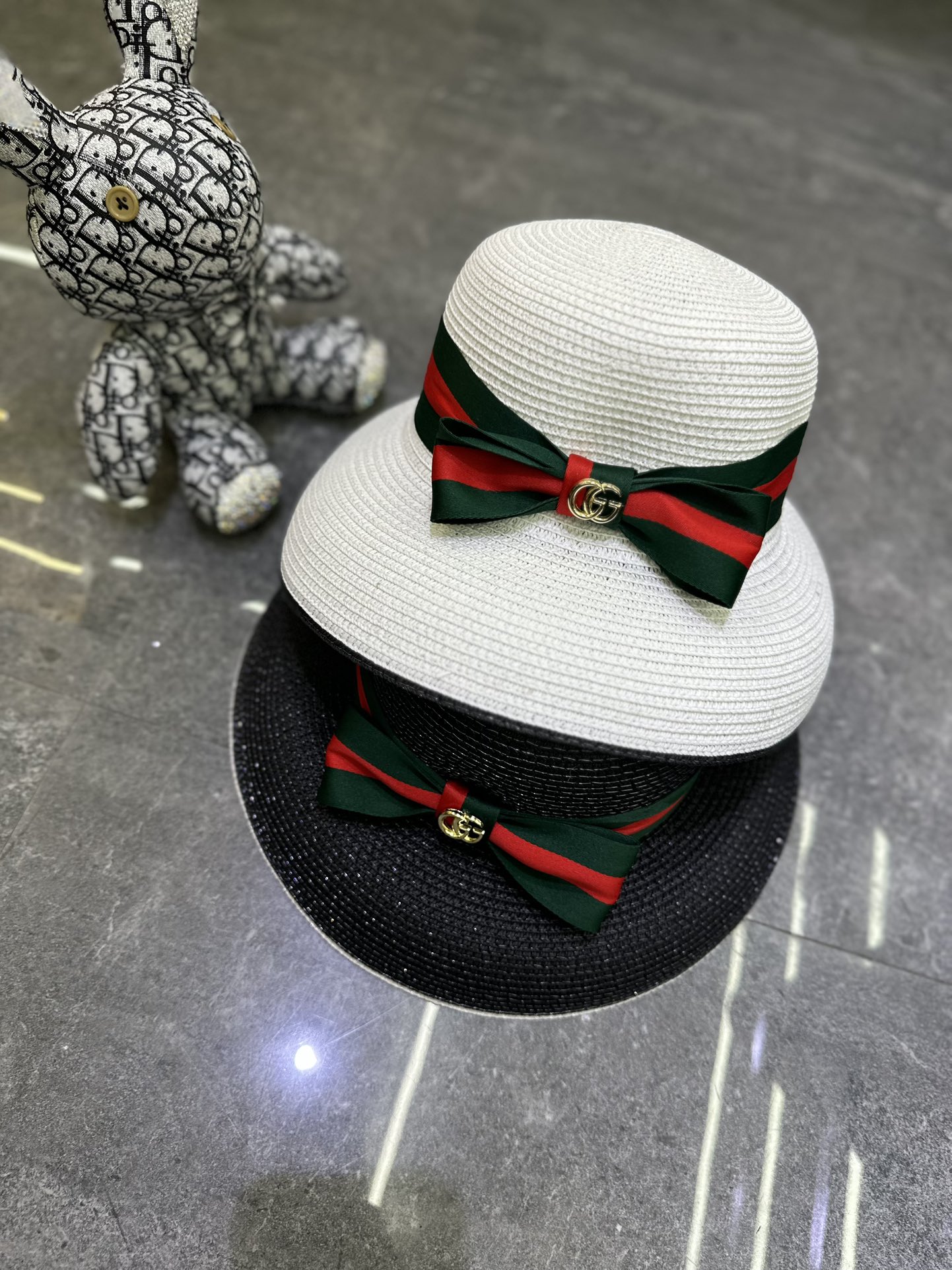 🎀Gucci 爆款经典丝带🎀灯罩帽🔥🔥