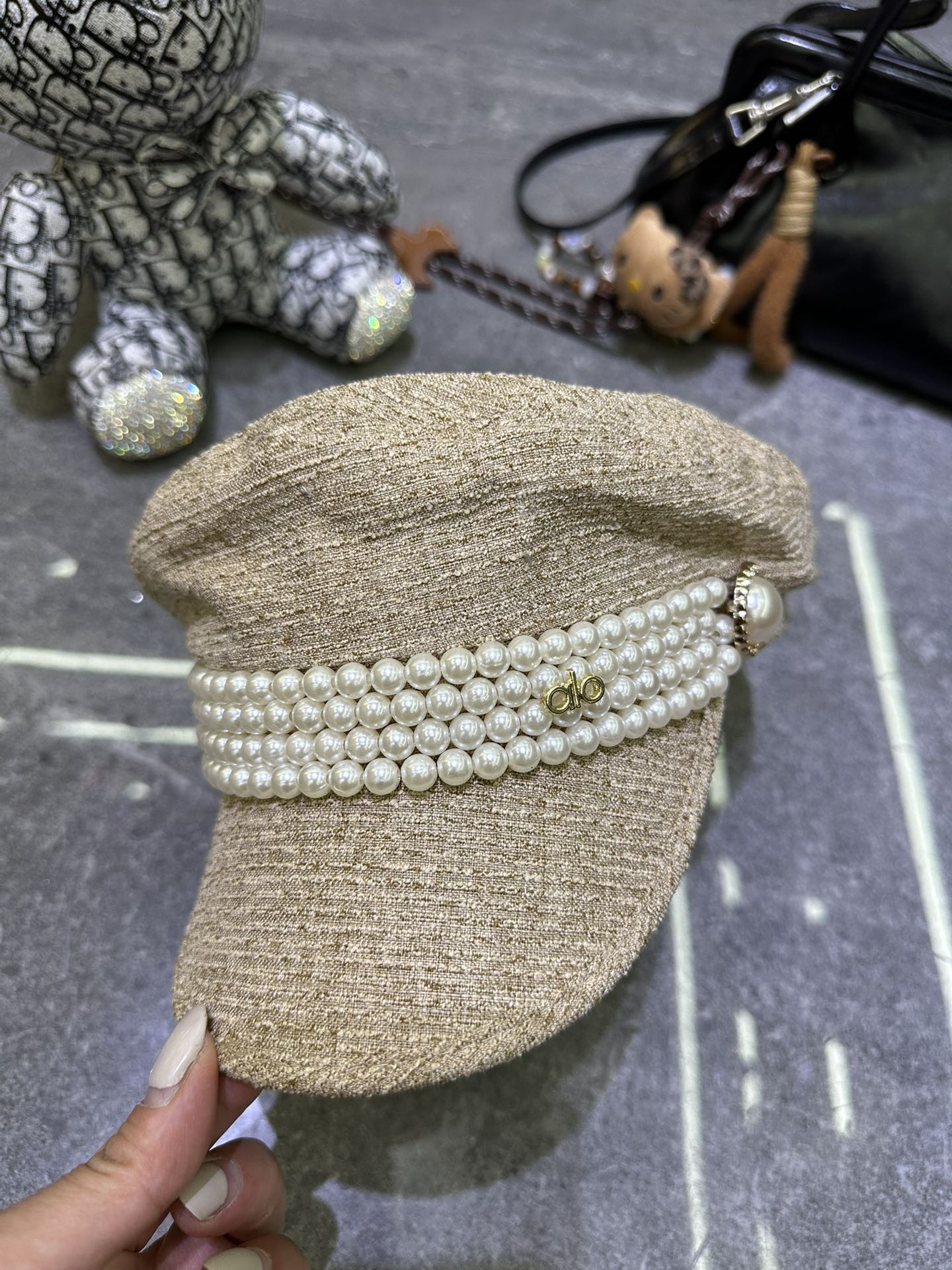 🎀Alo 爆款珍珠军帽🔥🔥